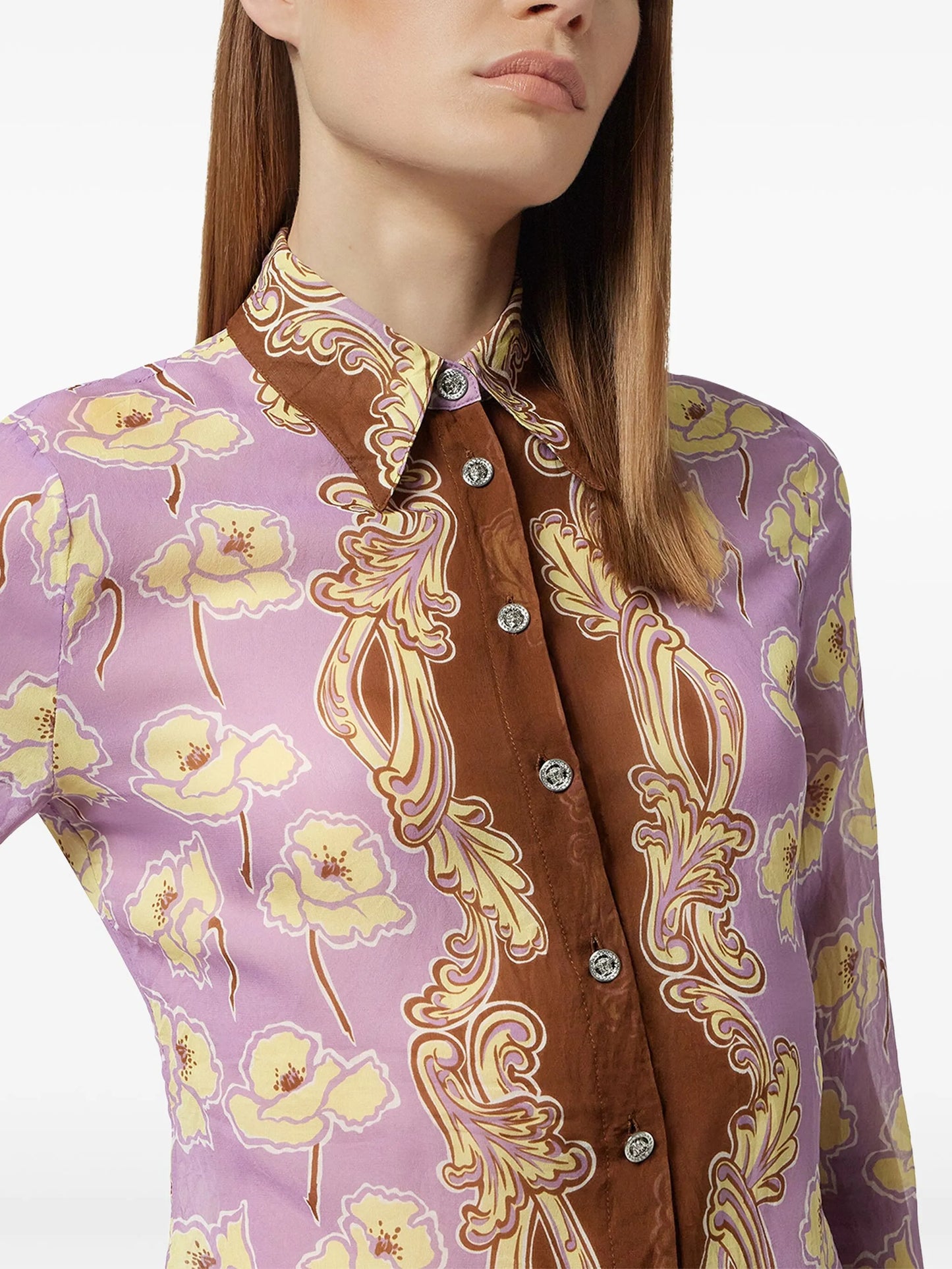 Poppies foulard shirt