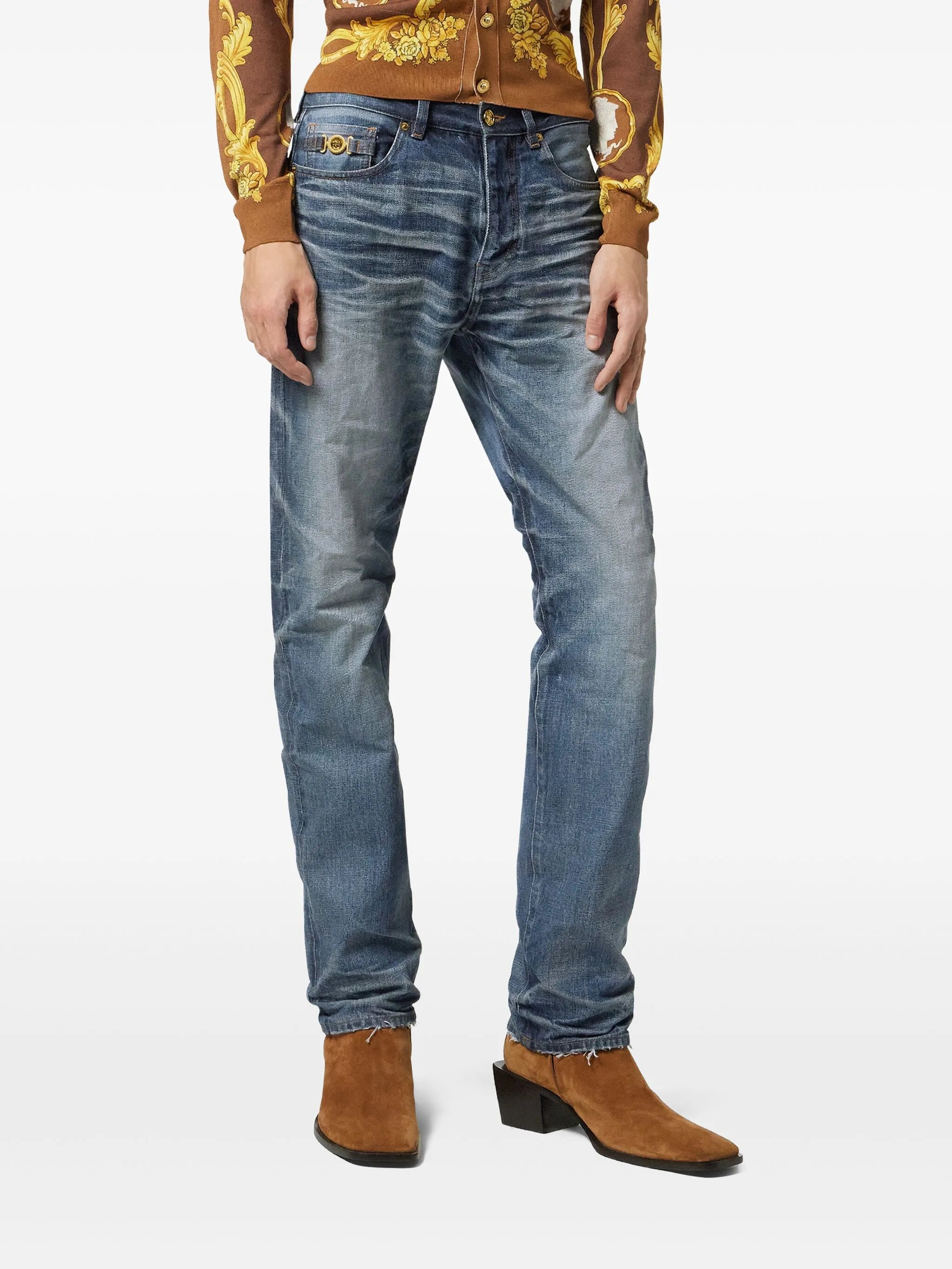 Made in Japan straight-leg jeans