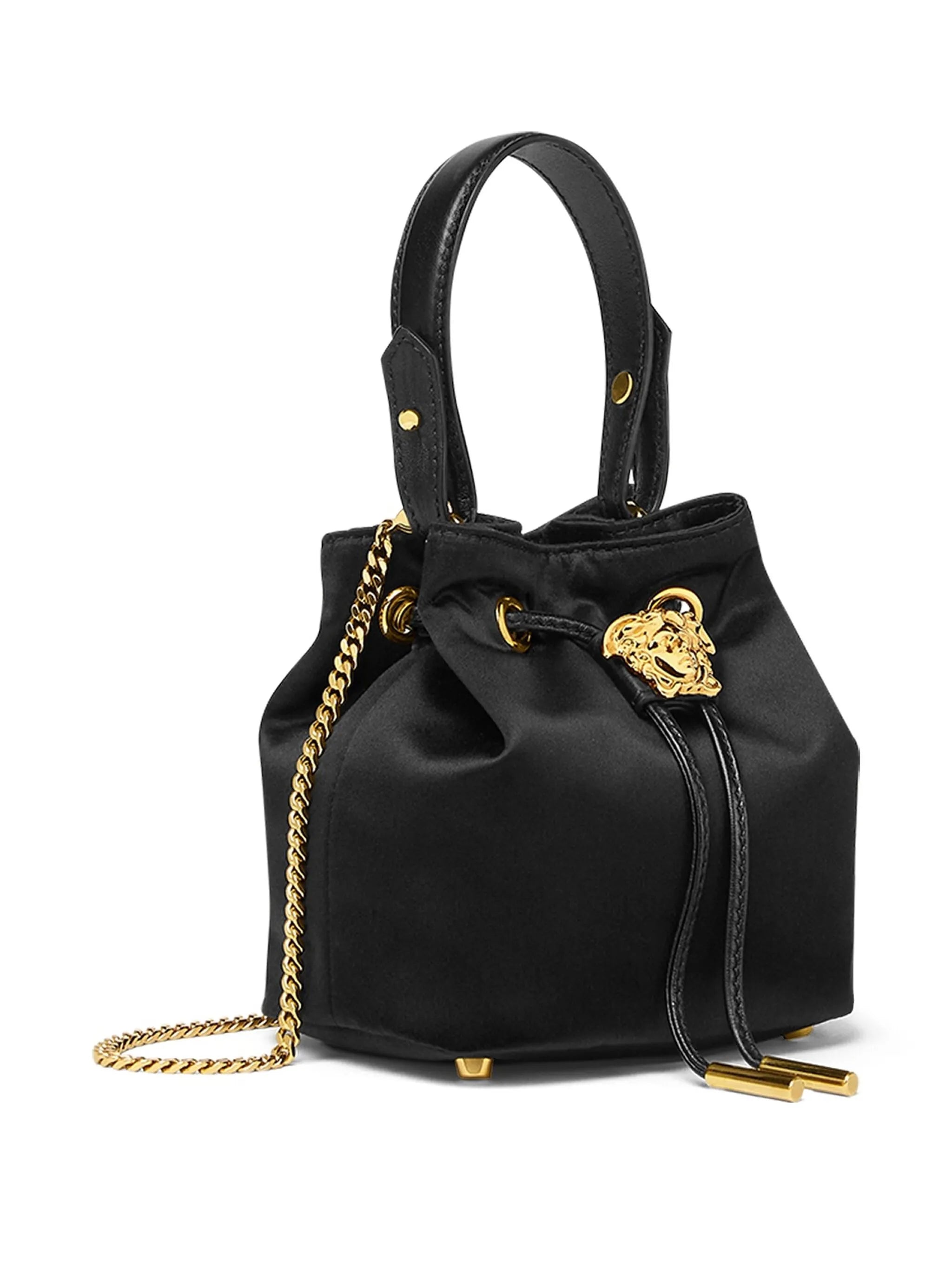 mini La Medusa satin bucket bag