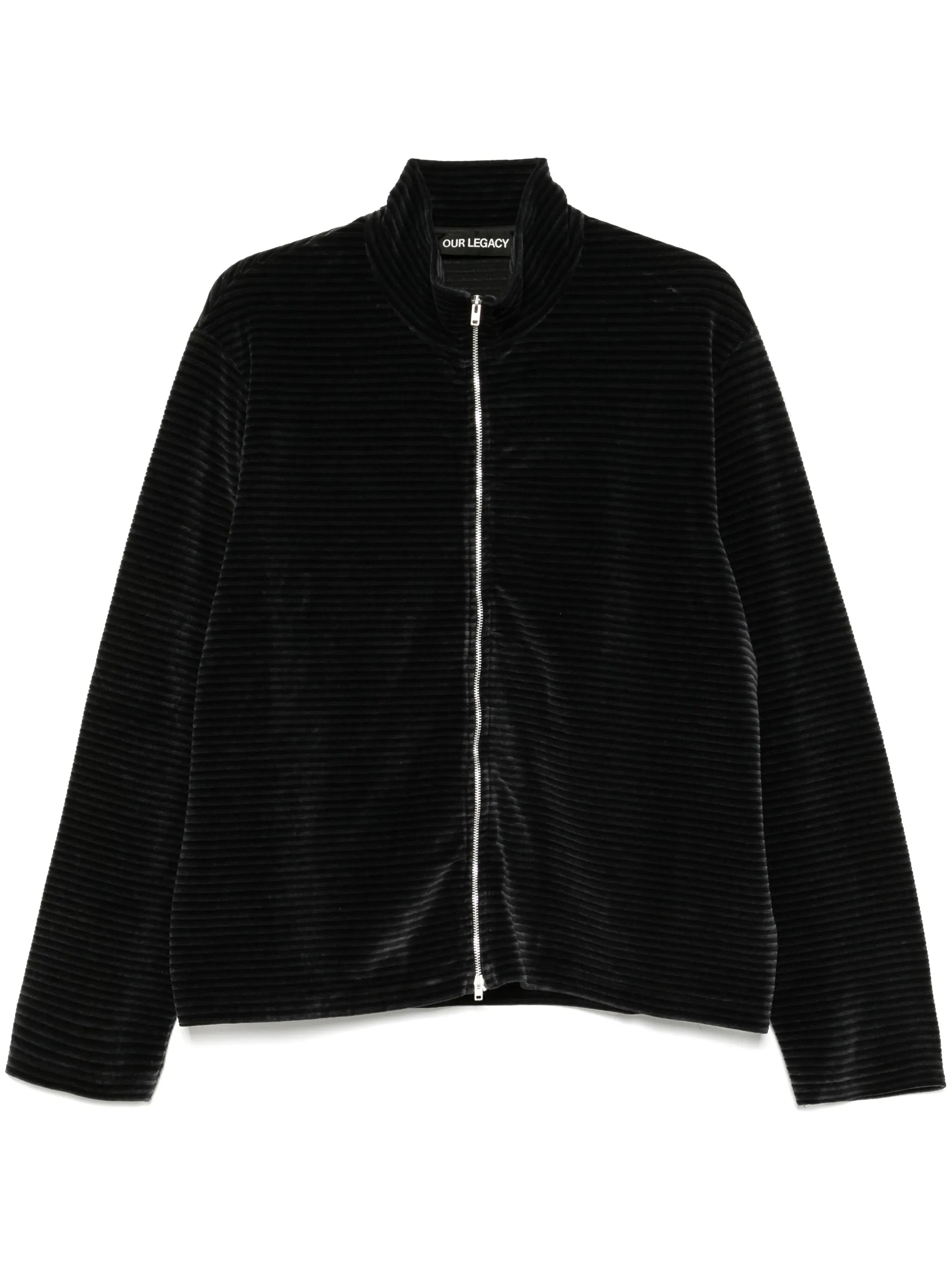 Shrunken full-zip jacket