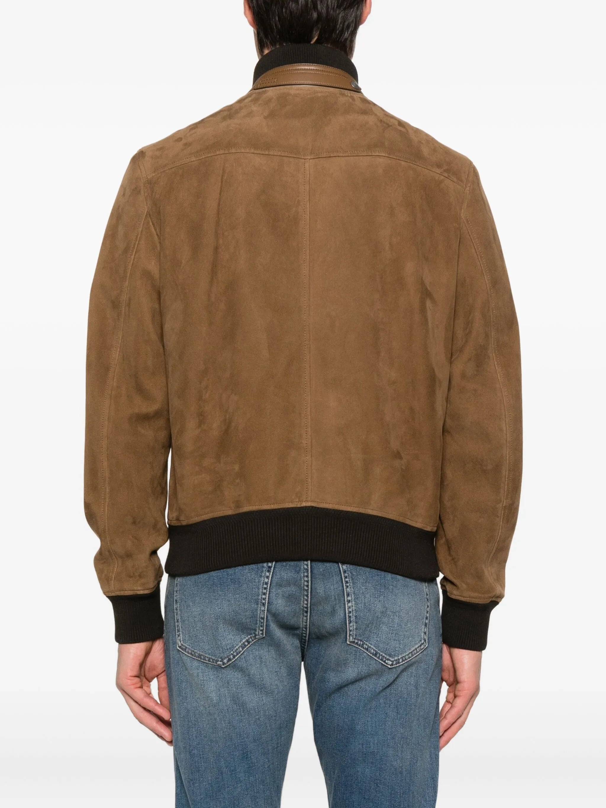 suede bomber jacket