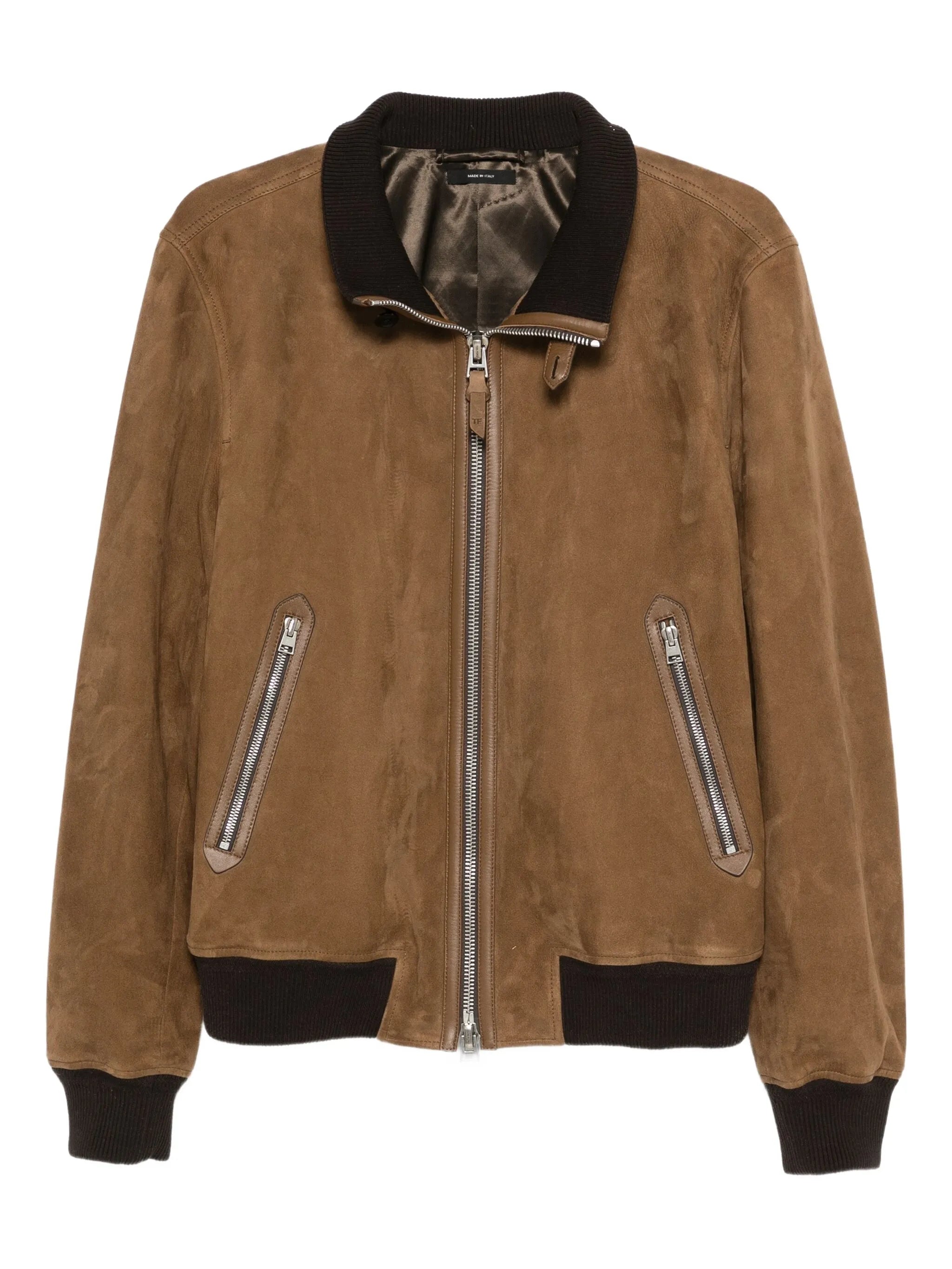 suede bomber jacket