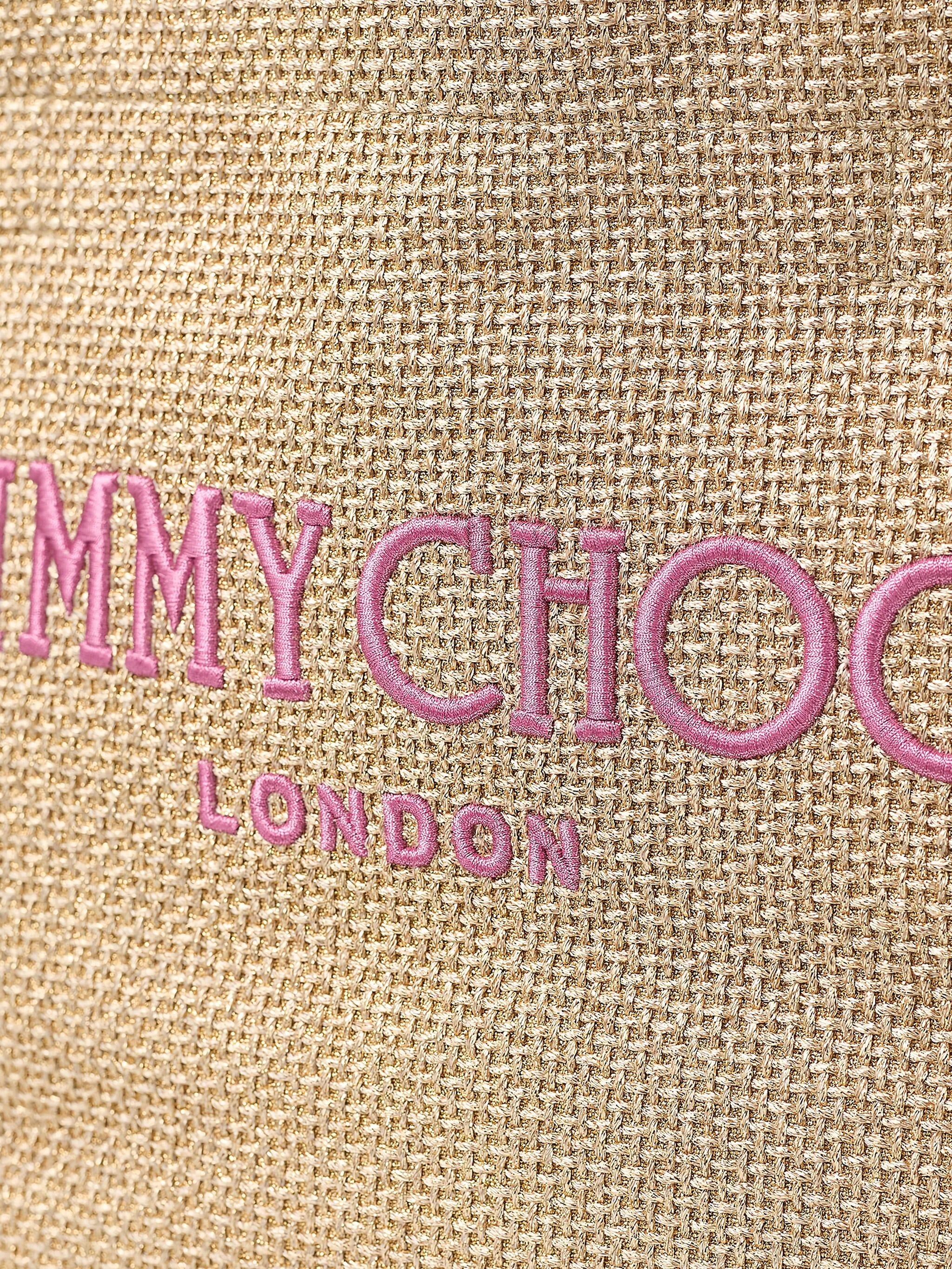 logo-embroidered tote bag
