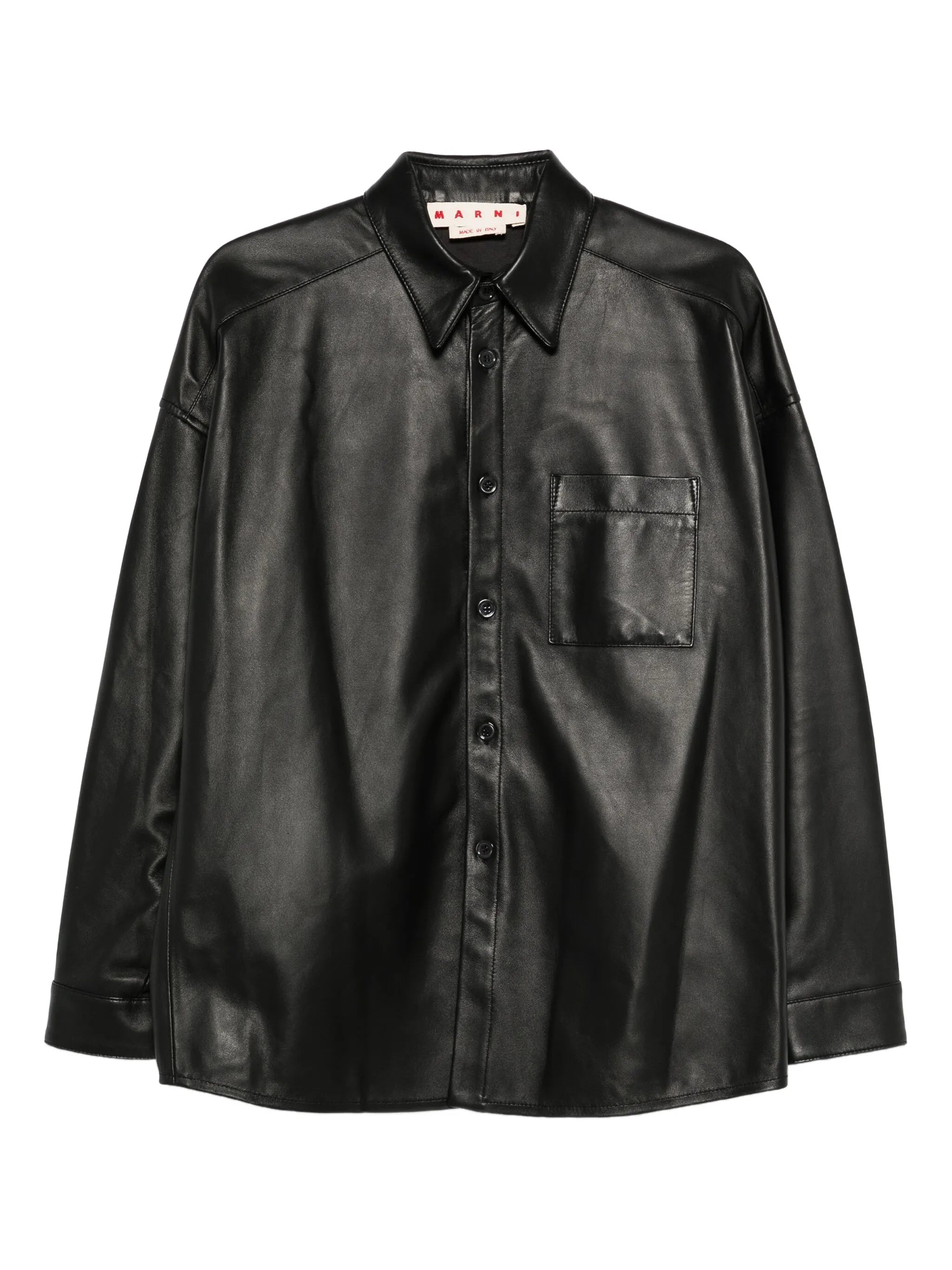 leather shirt
