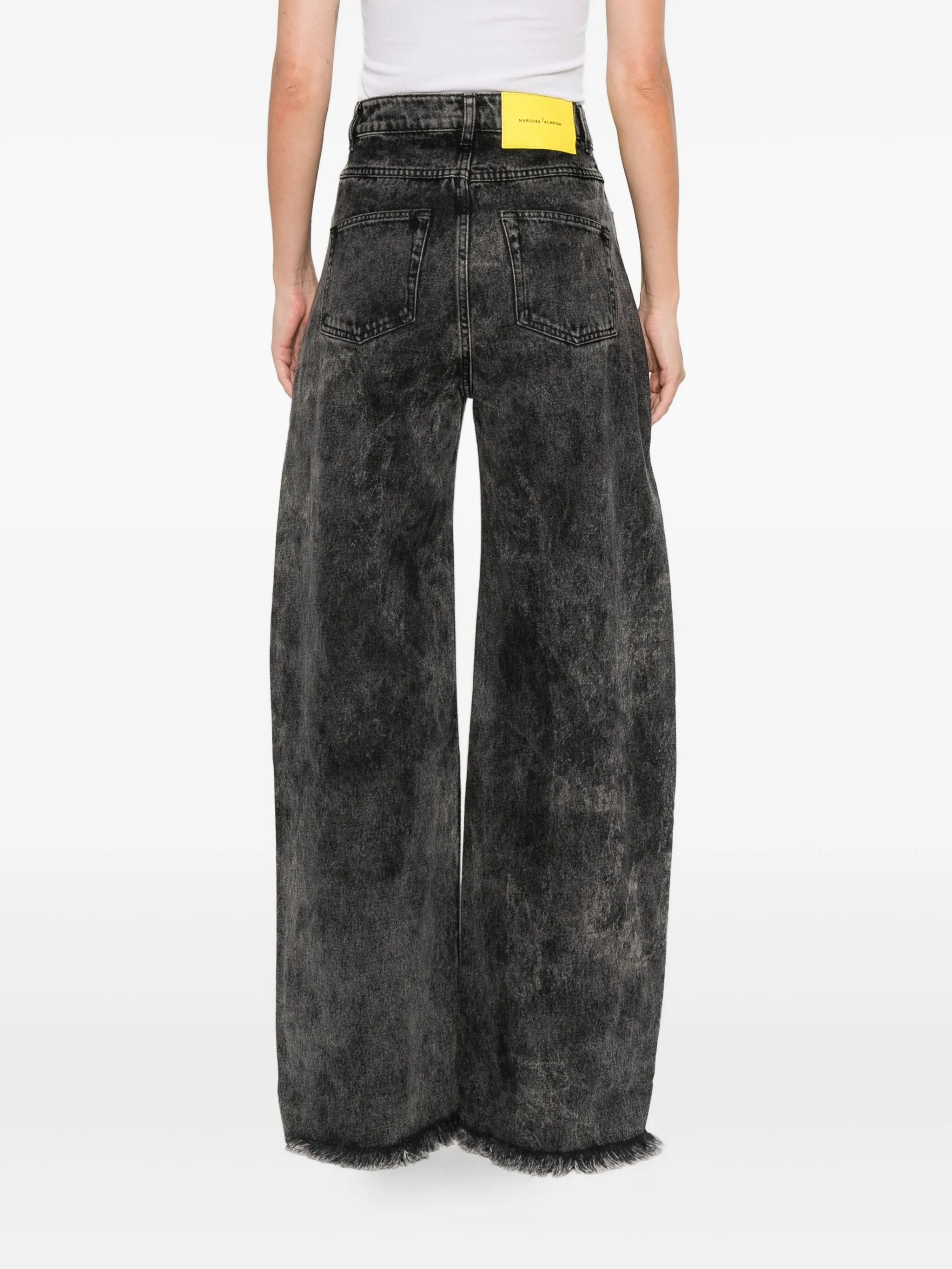 high-waisted boyfriend jeans