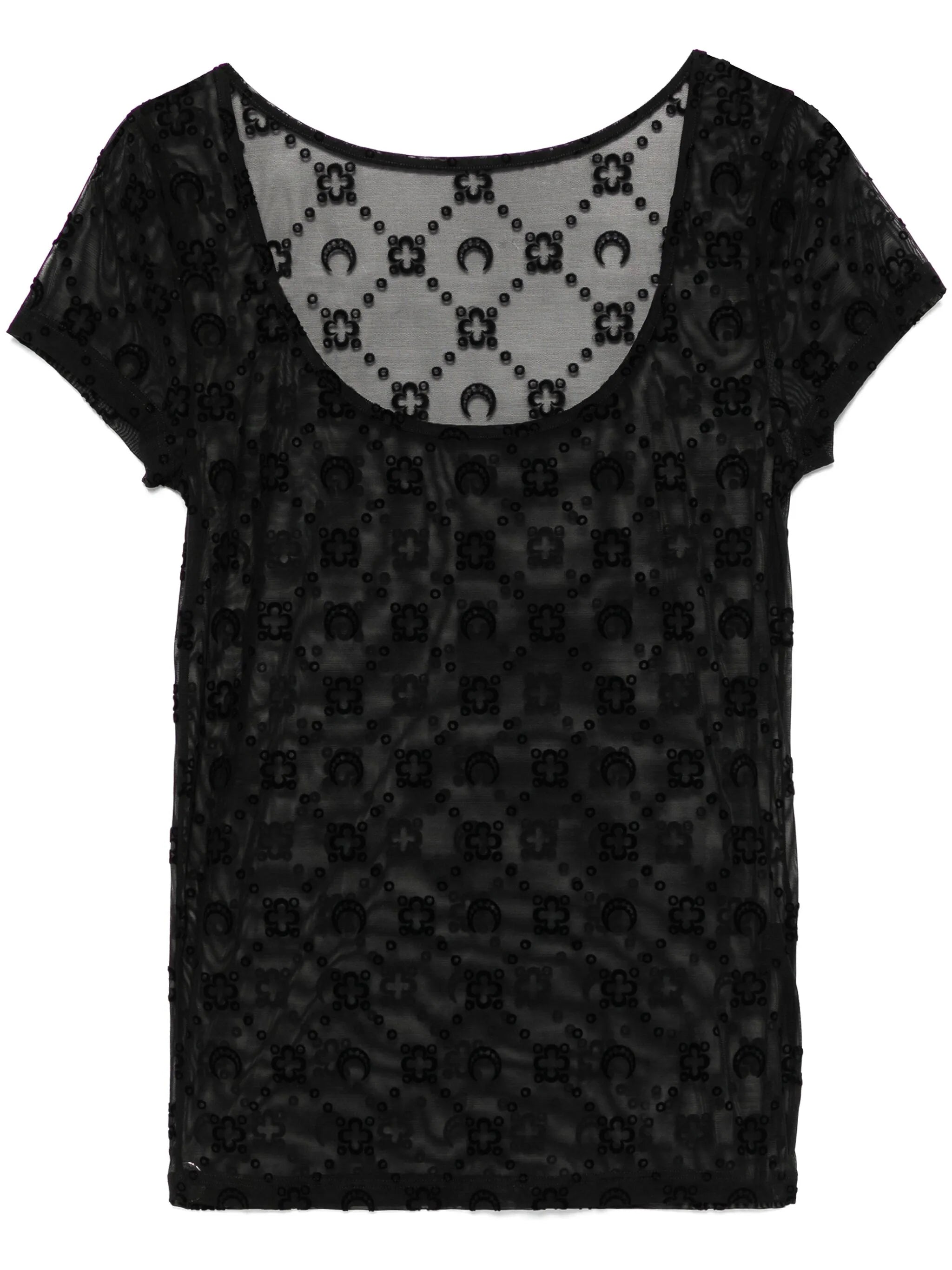 flocked mesh top