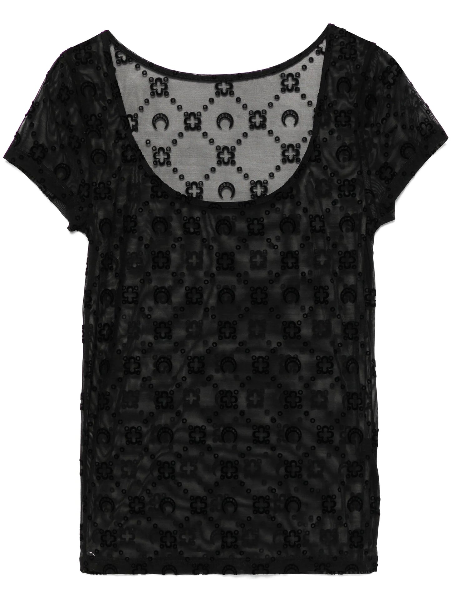 flocked mesh top