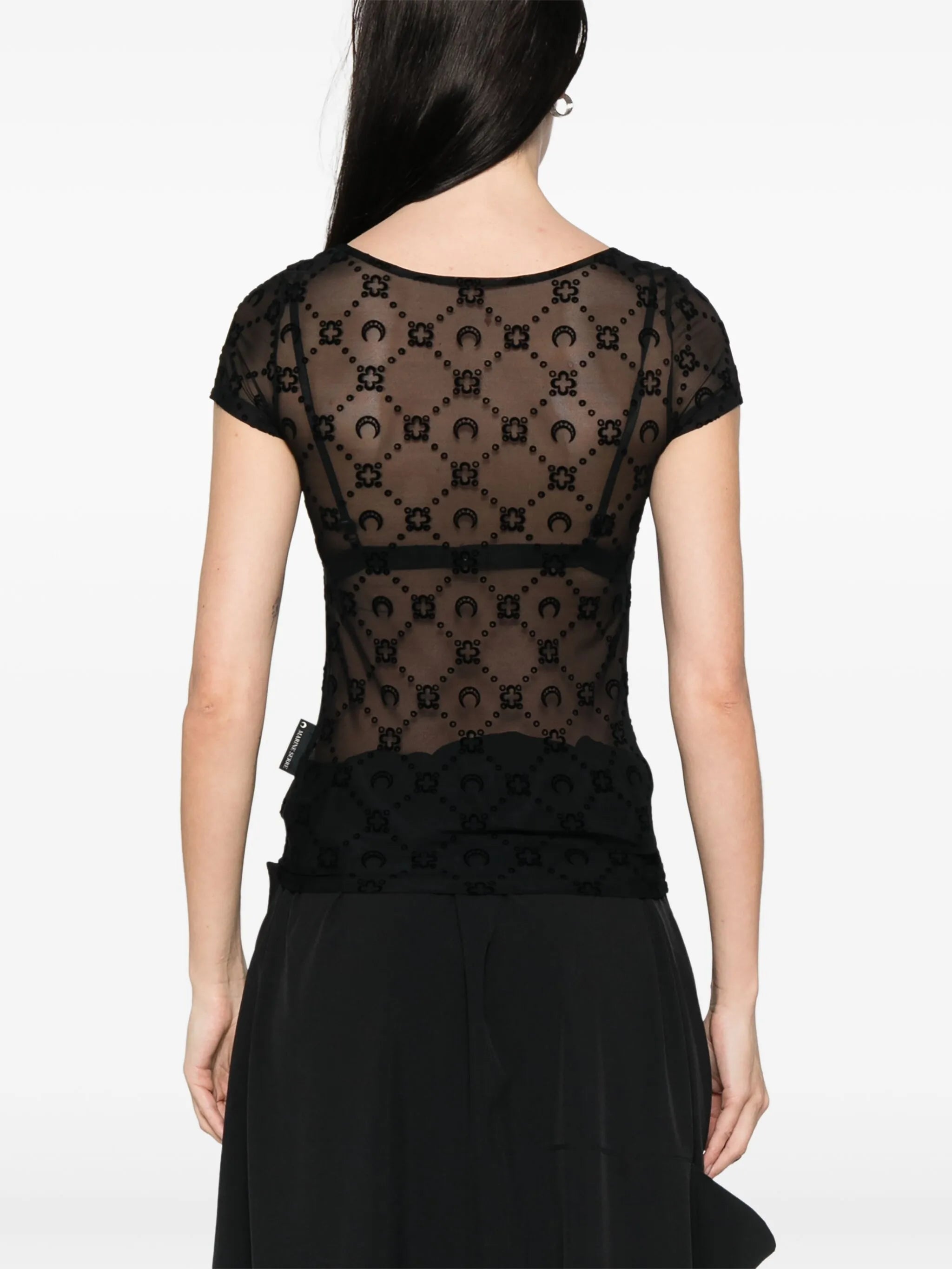 flocked mesh top