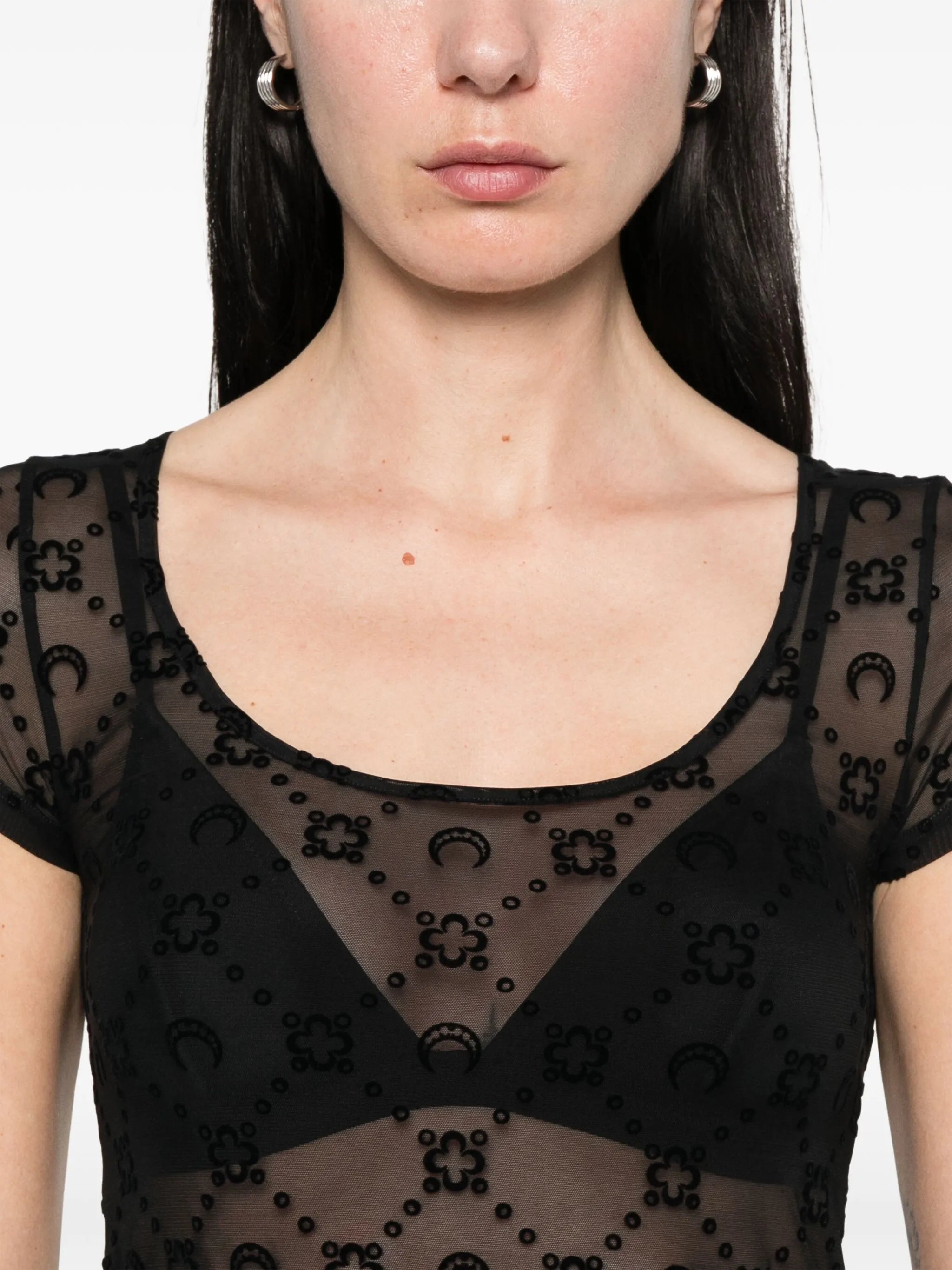 flocked mesh top