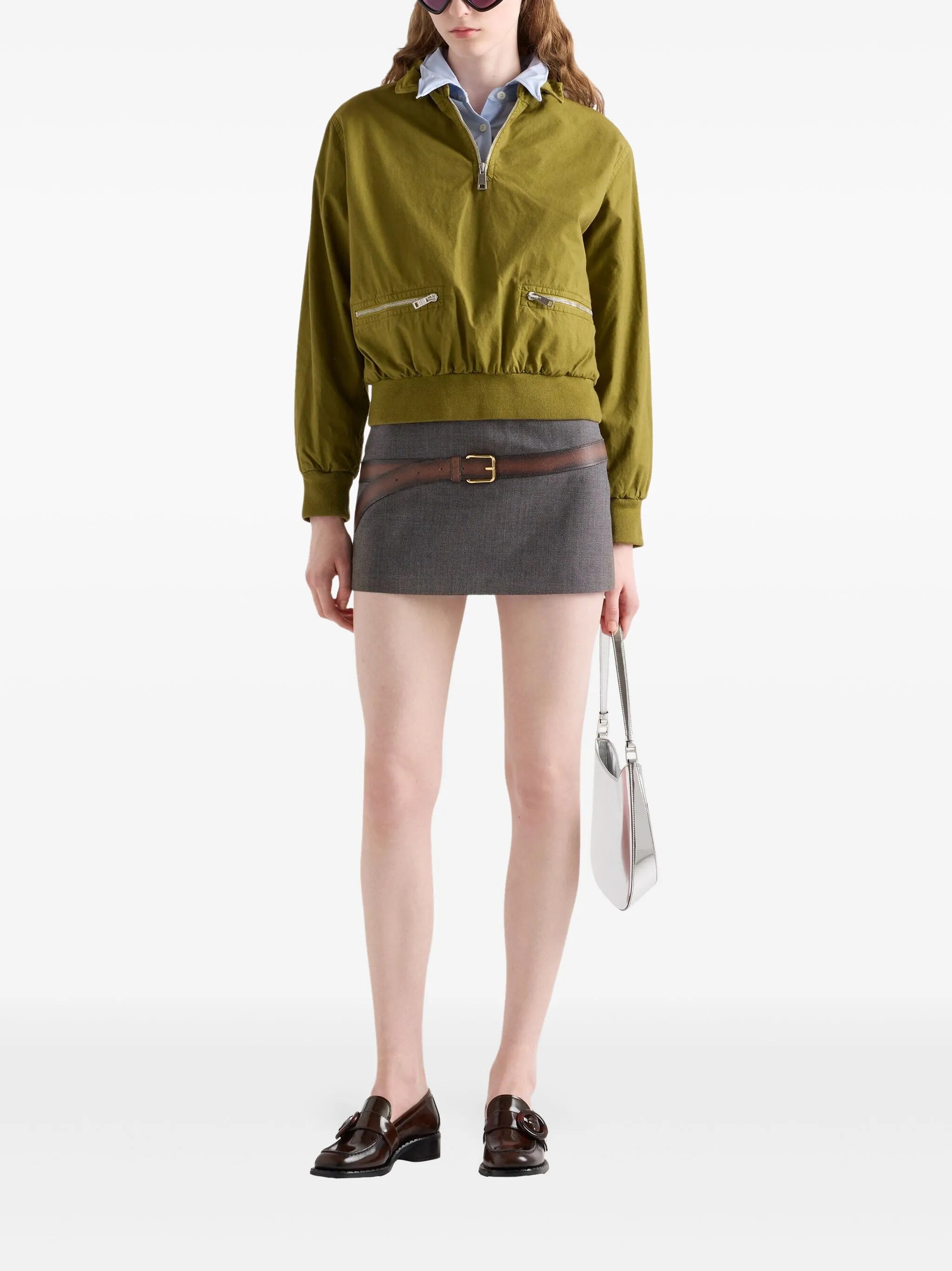 3D printed-belt mini skirt