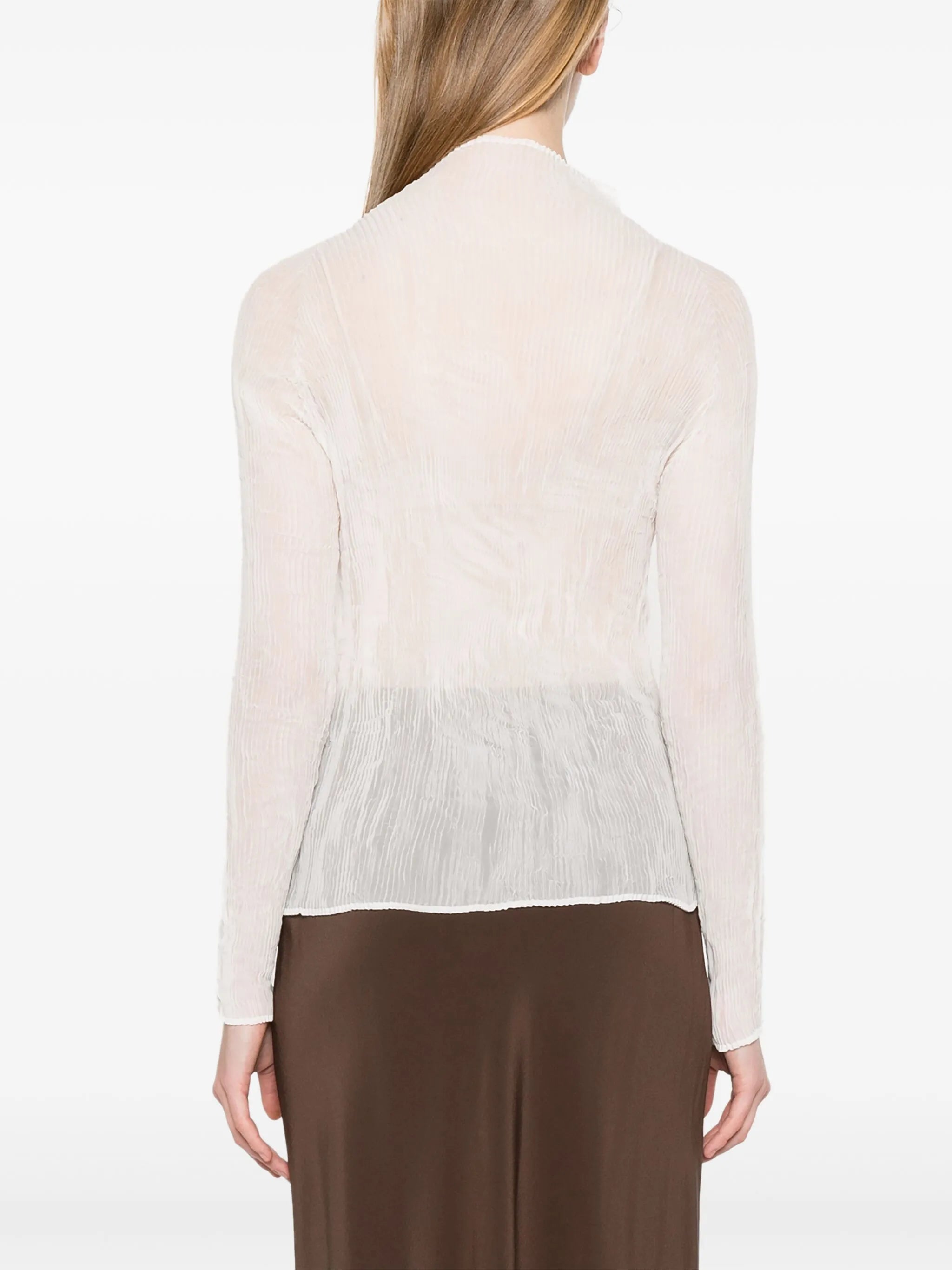 chiffon twist top