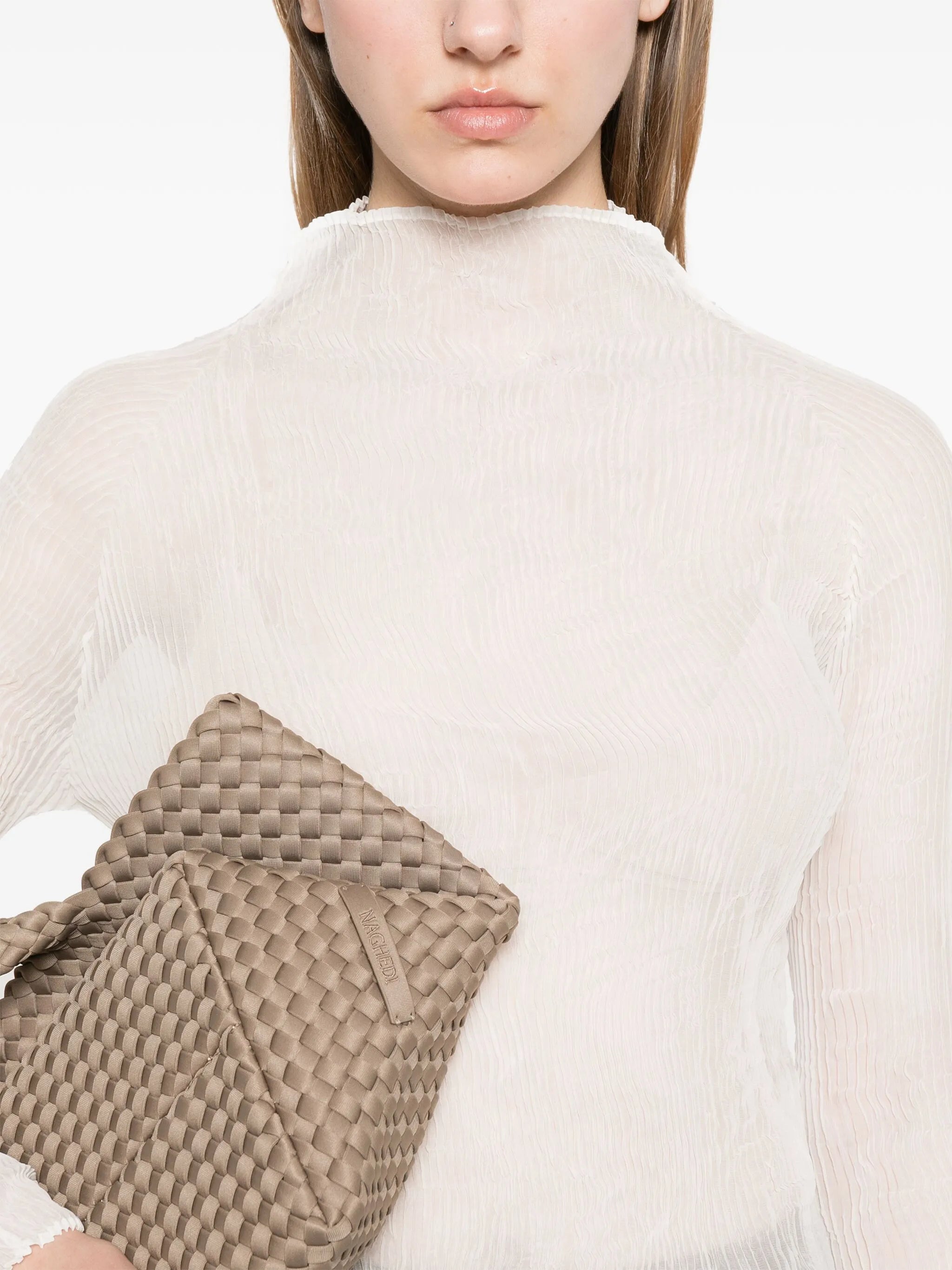 chiffon twist top