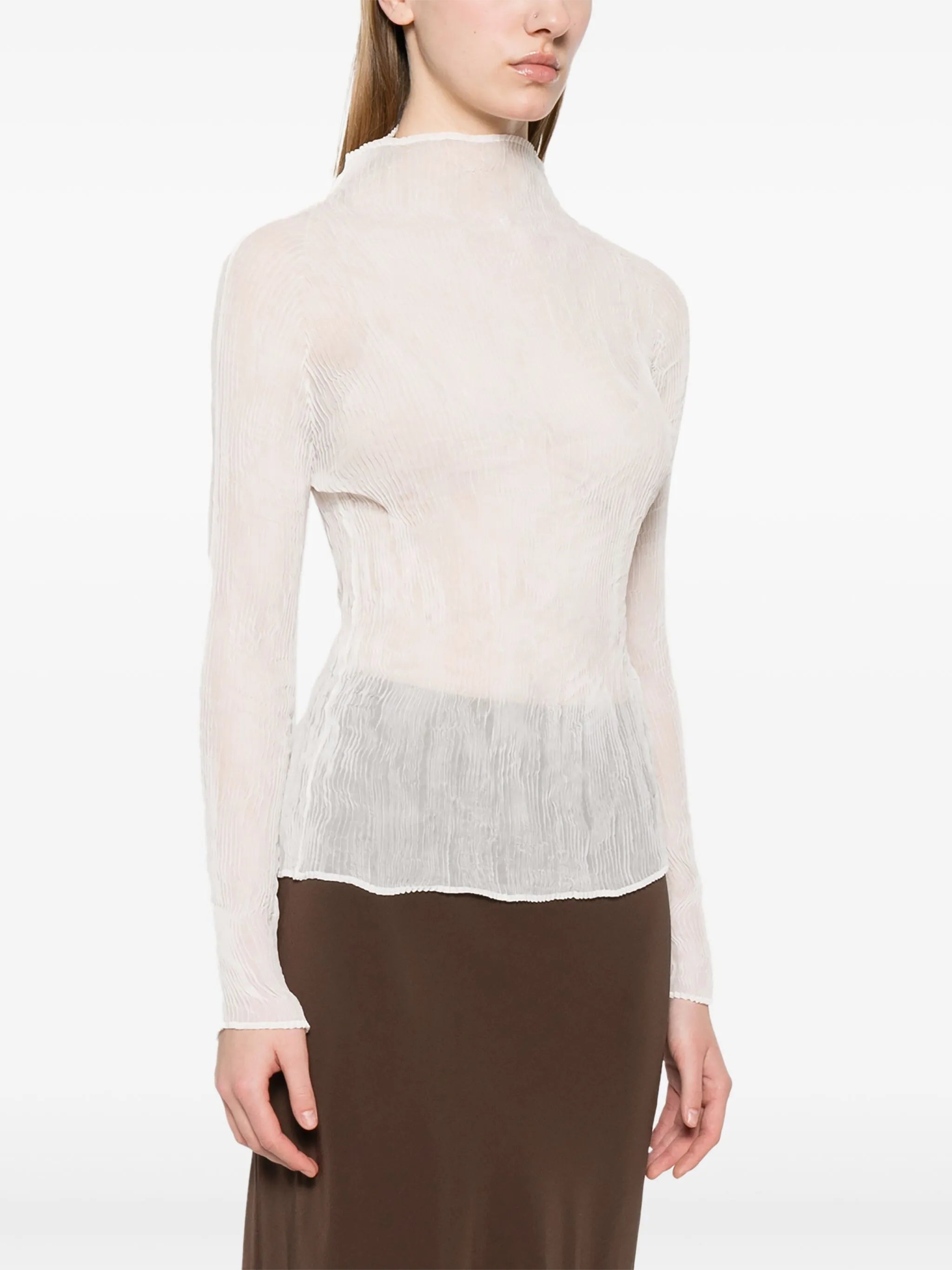 chiffon twist top