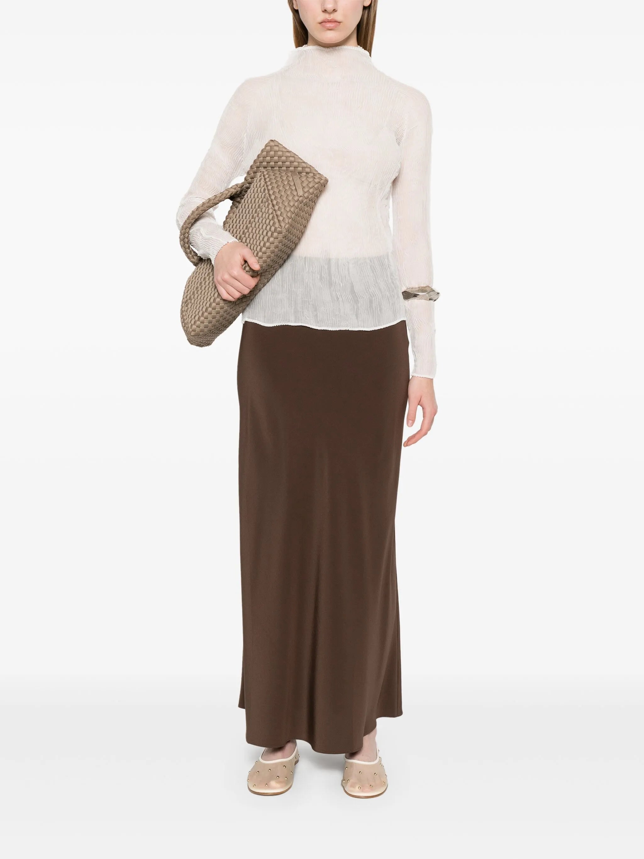 chiffon twist top