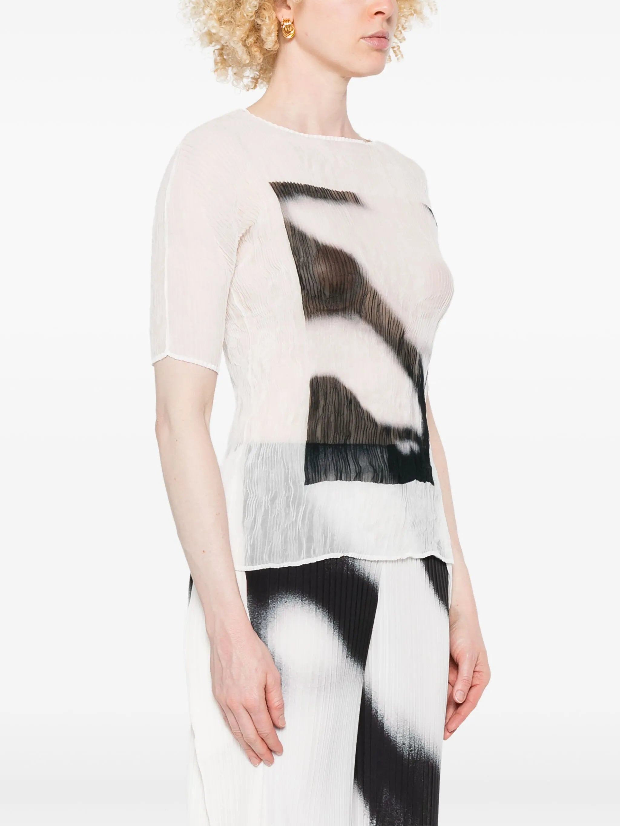 pleated top