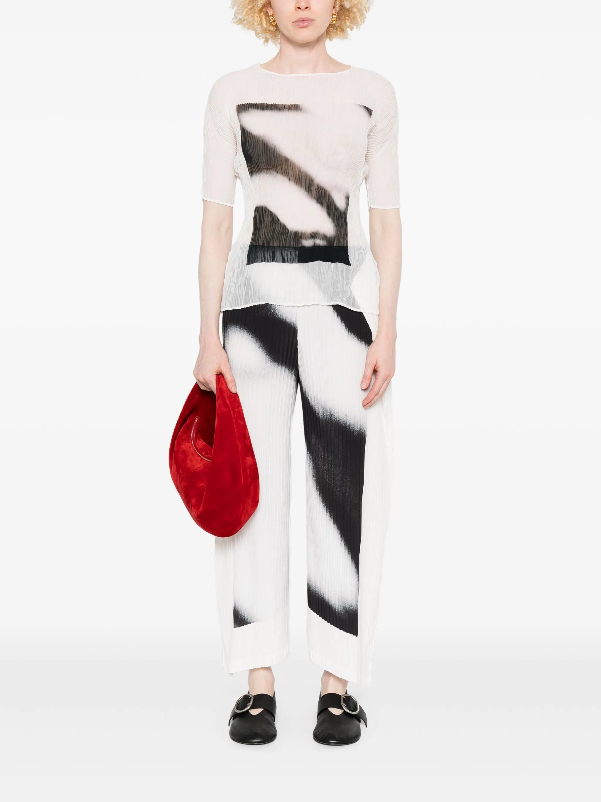 pleated top