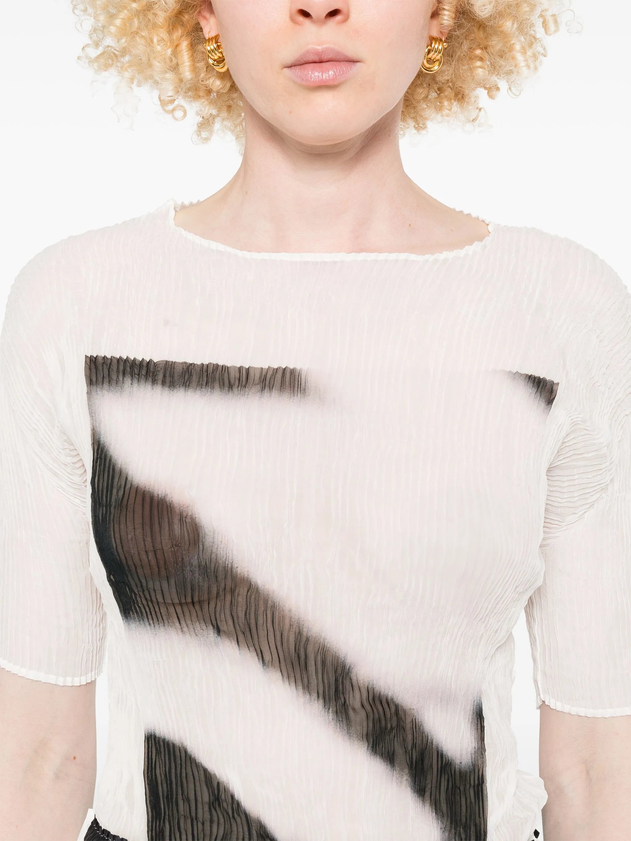 pleated top