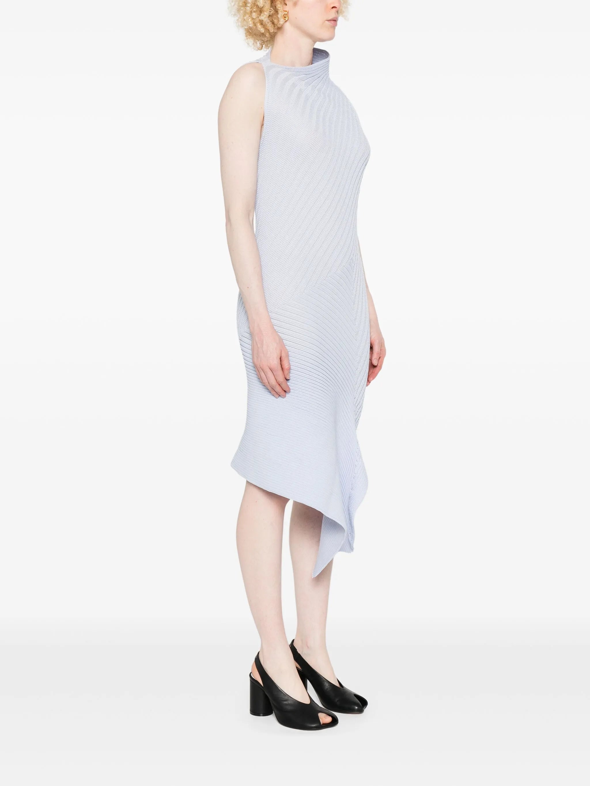 asymmetric midi dress