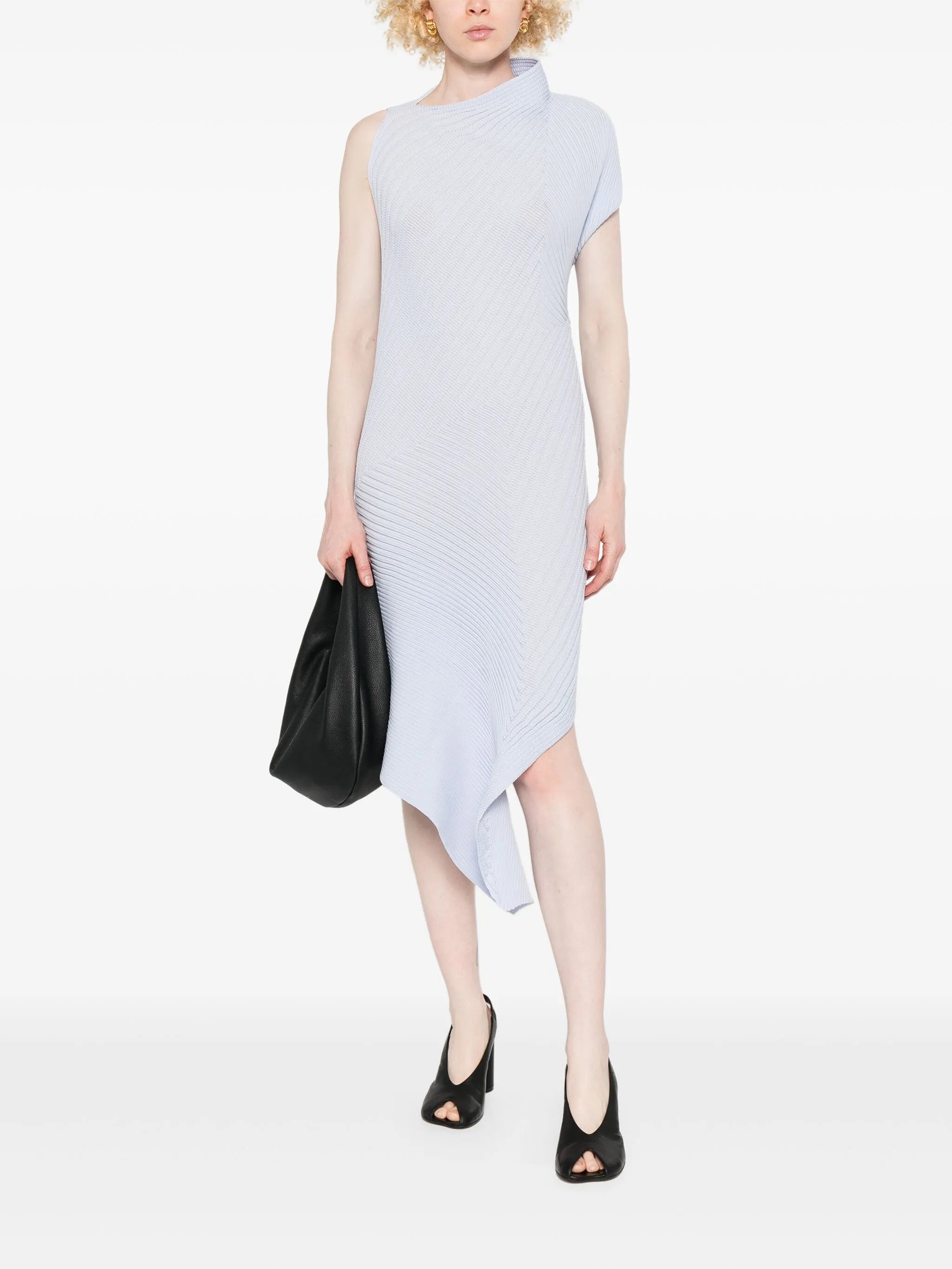 asymmetric midi dress