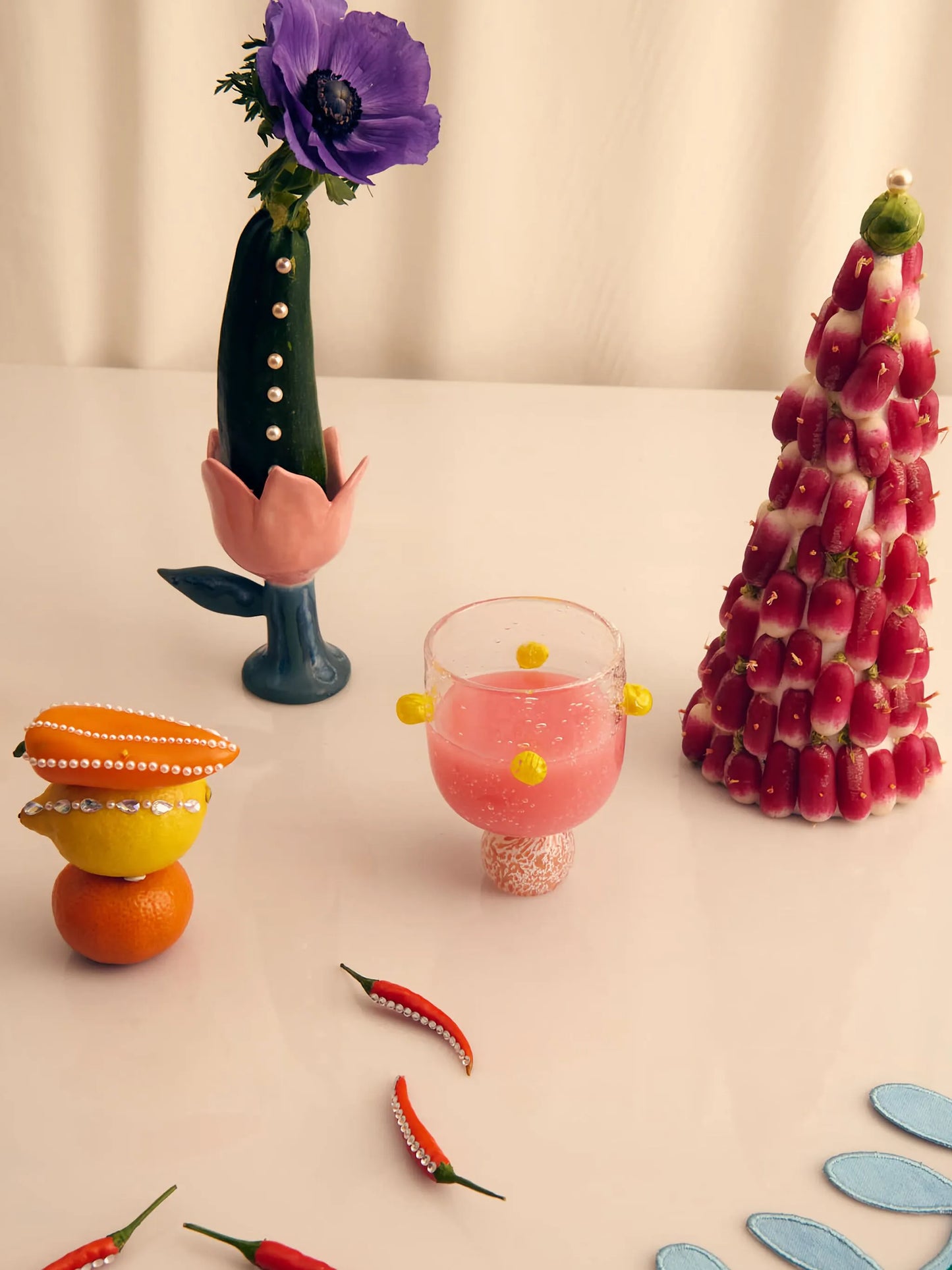 Dotty glasses (set of four)