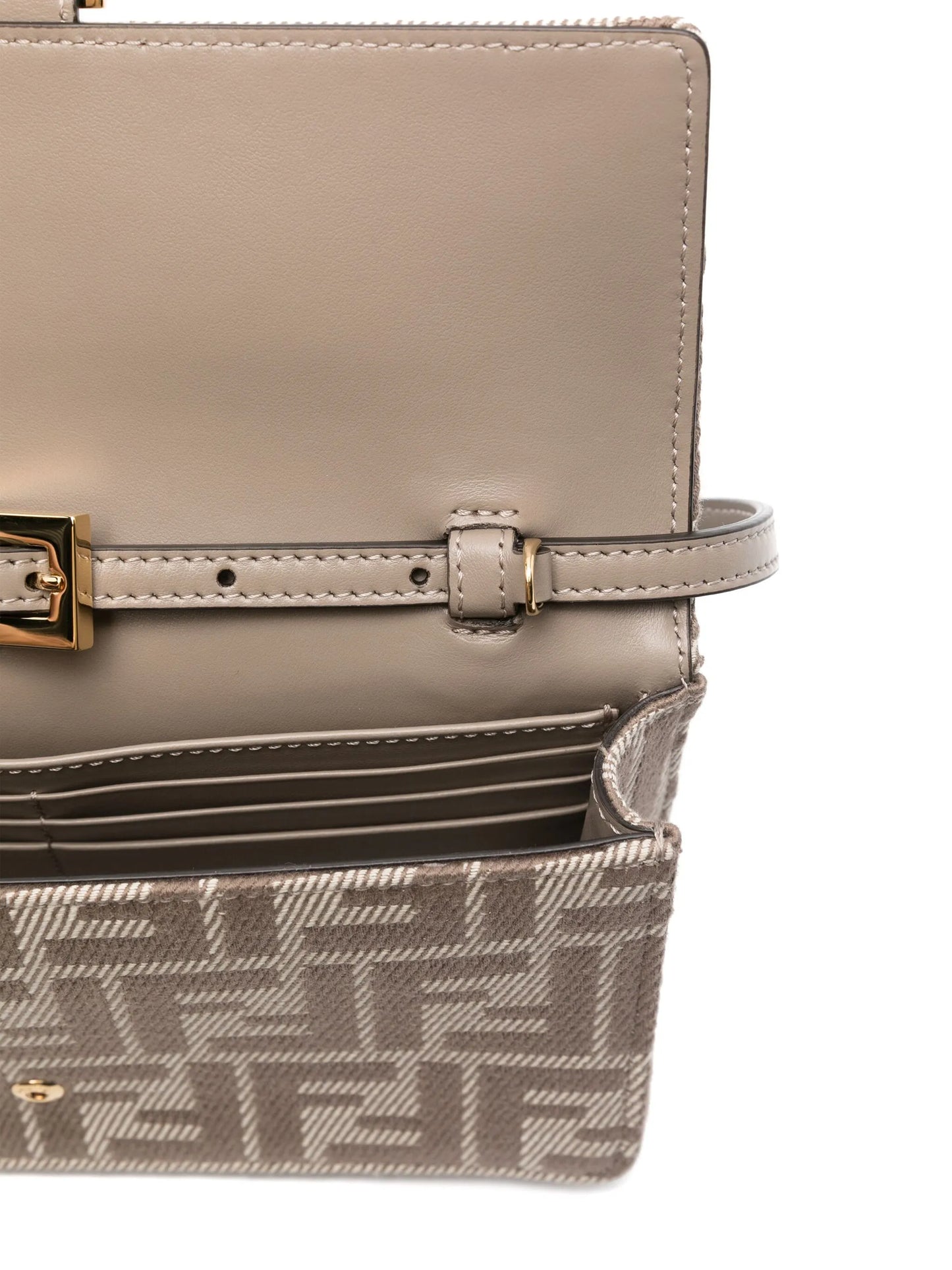FF-jacquard shoulder bag