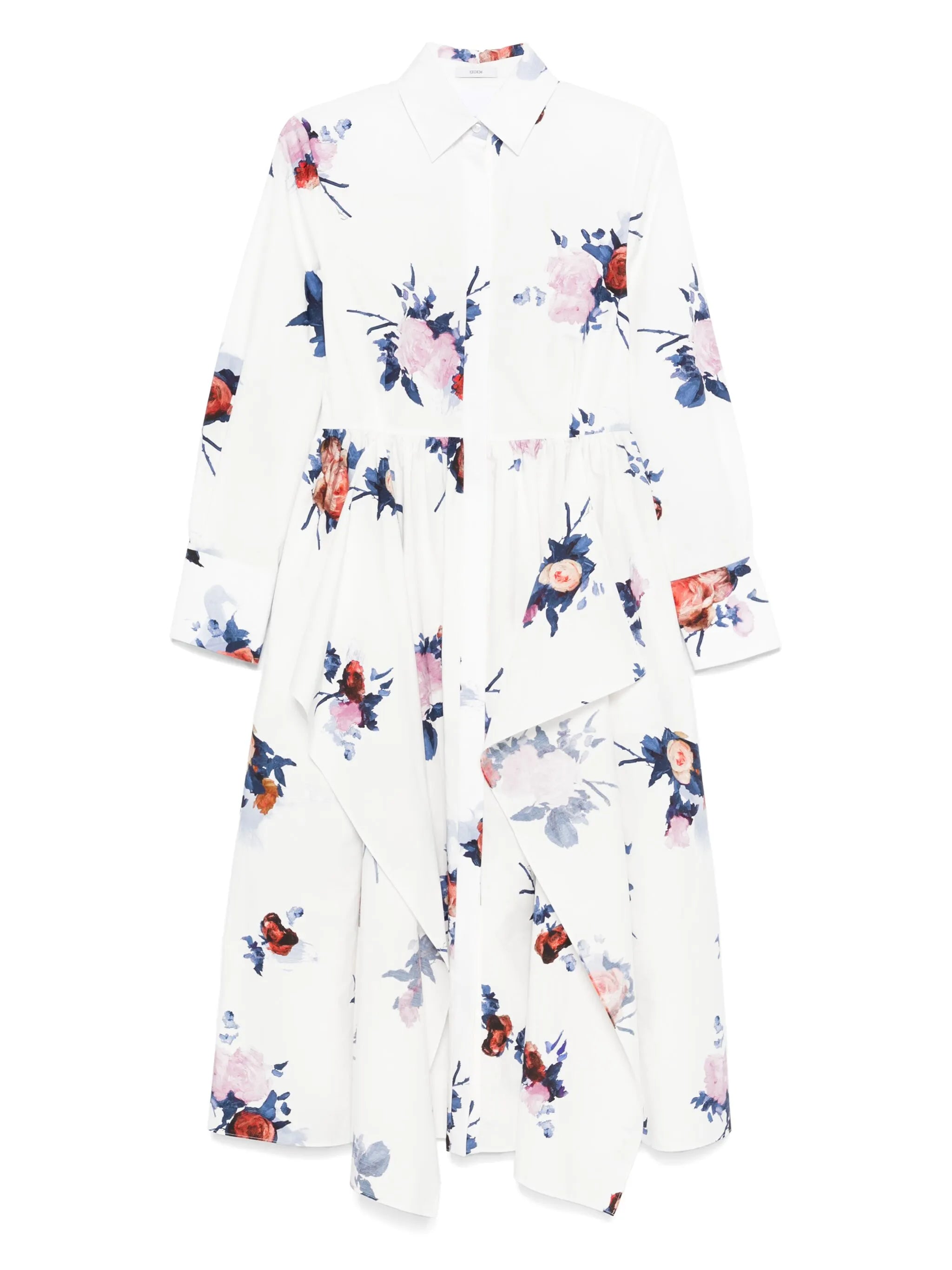 floral-print midi dress