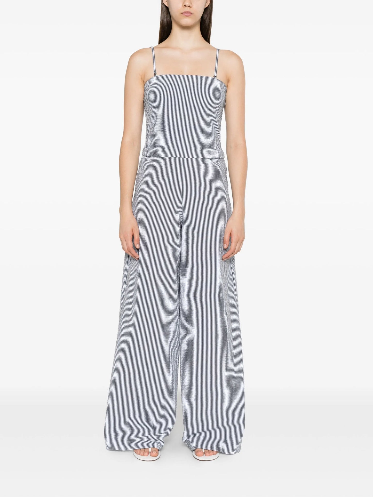 striped jumpsuit