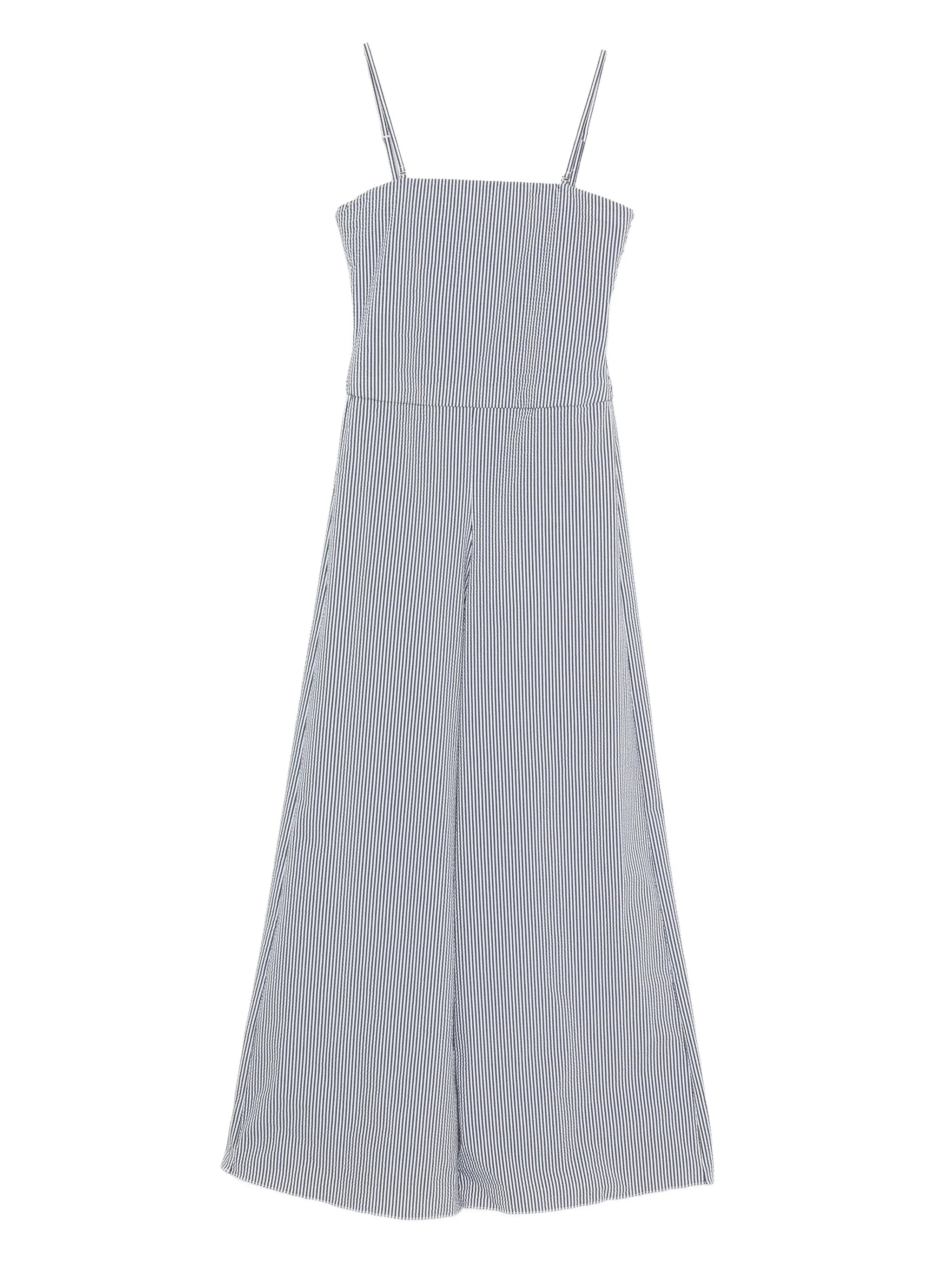 striped jumpsuit