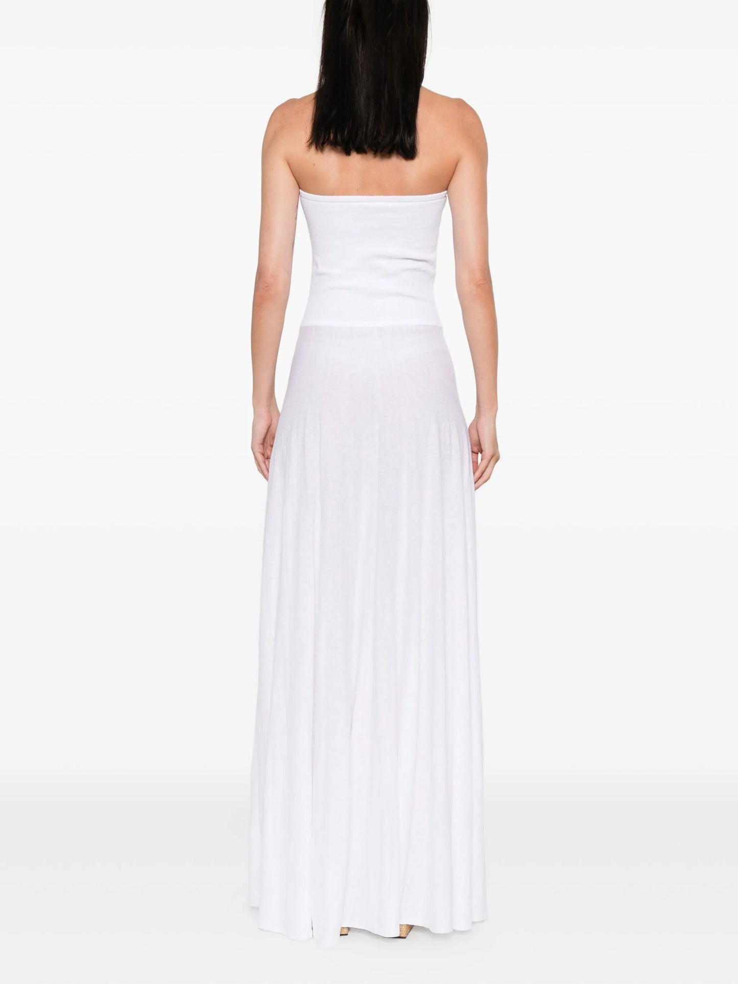 strapless maxi dress