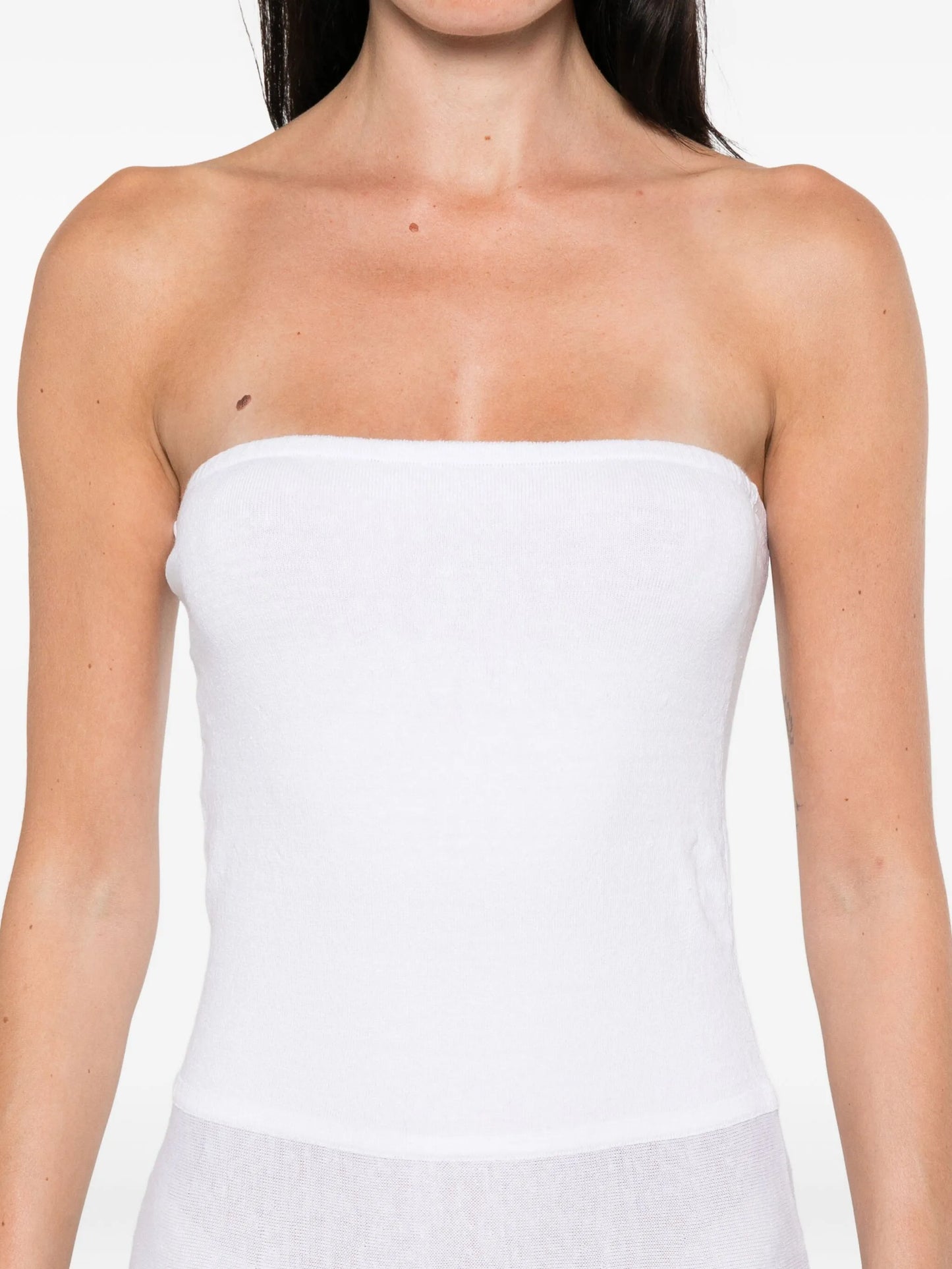 strapless maxi dress