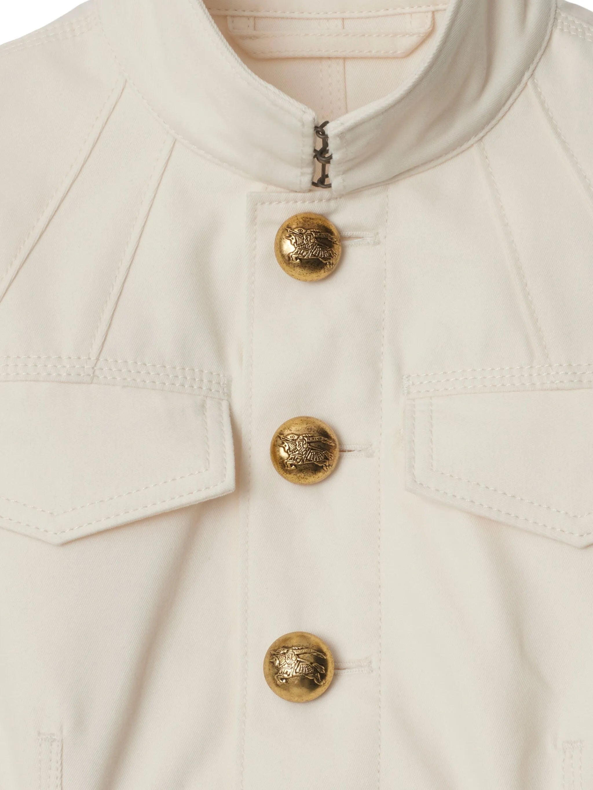 cropped cotton jacket