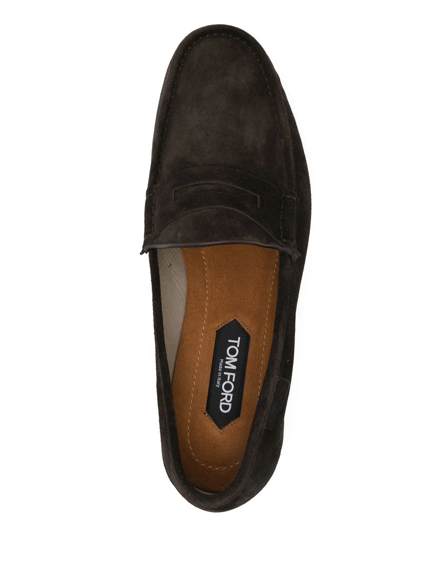 York suede penny loafers