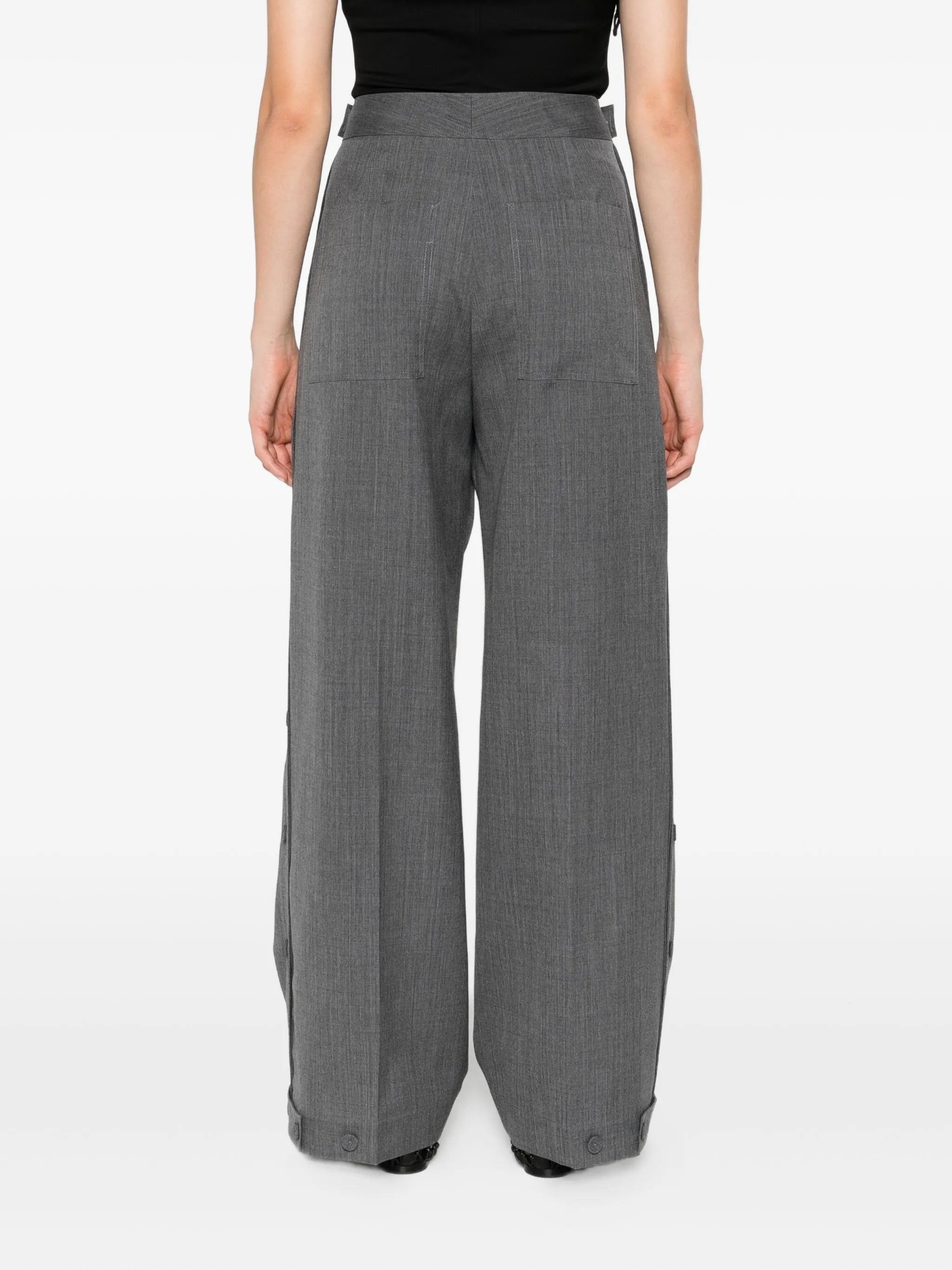 buttoned trousers