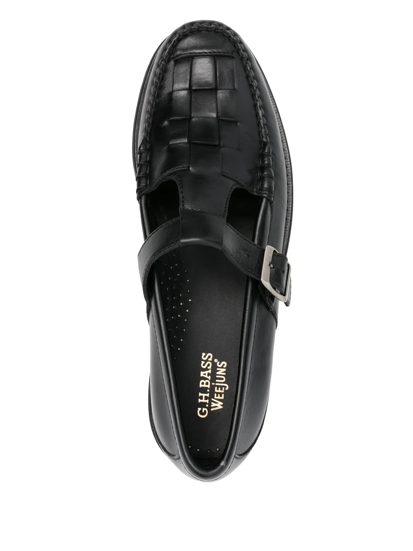 Weejuns Fisherman sandals in black leather
