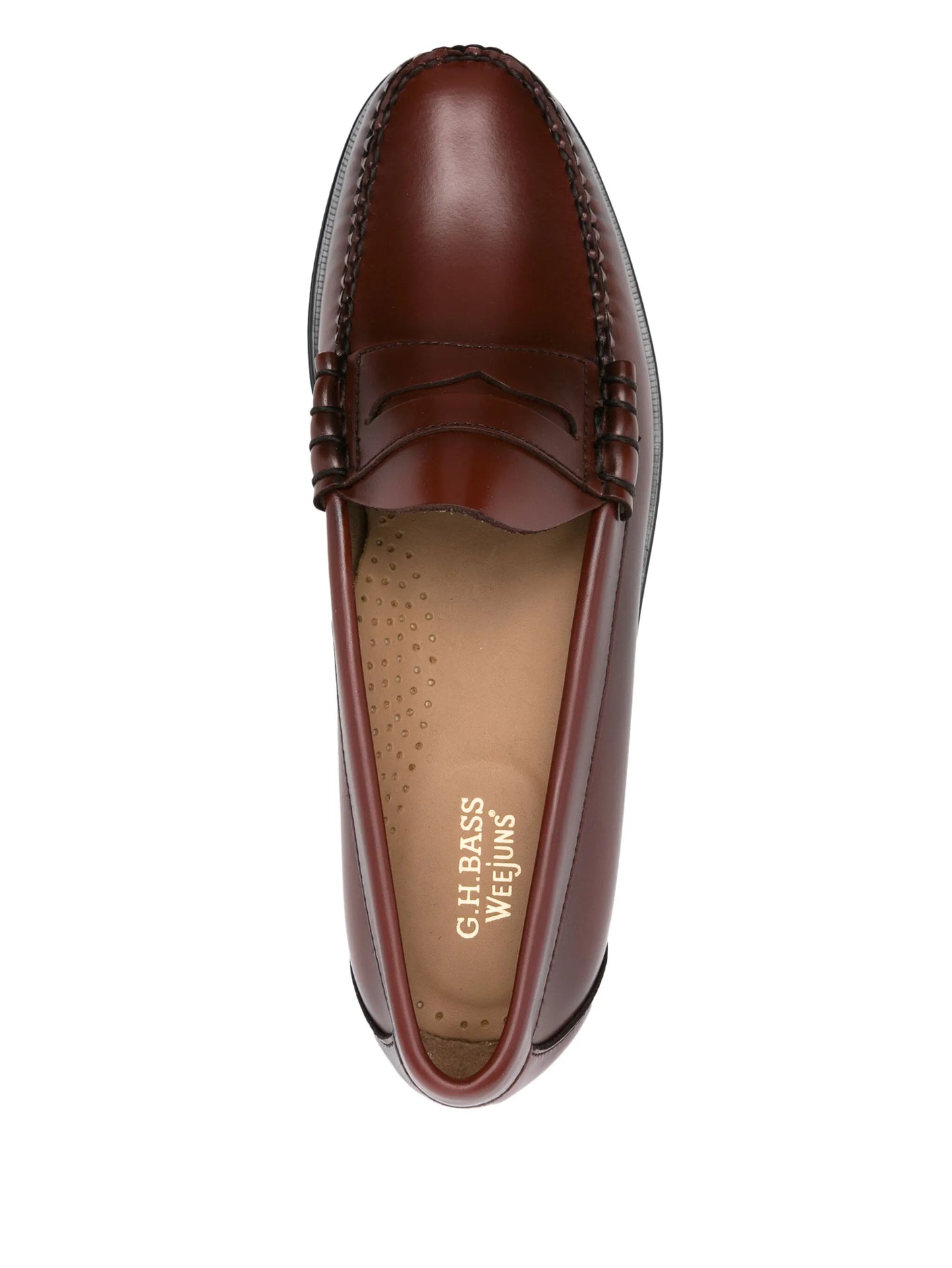 Weejuns Larson Penny loafers in smoke paprika leather