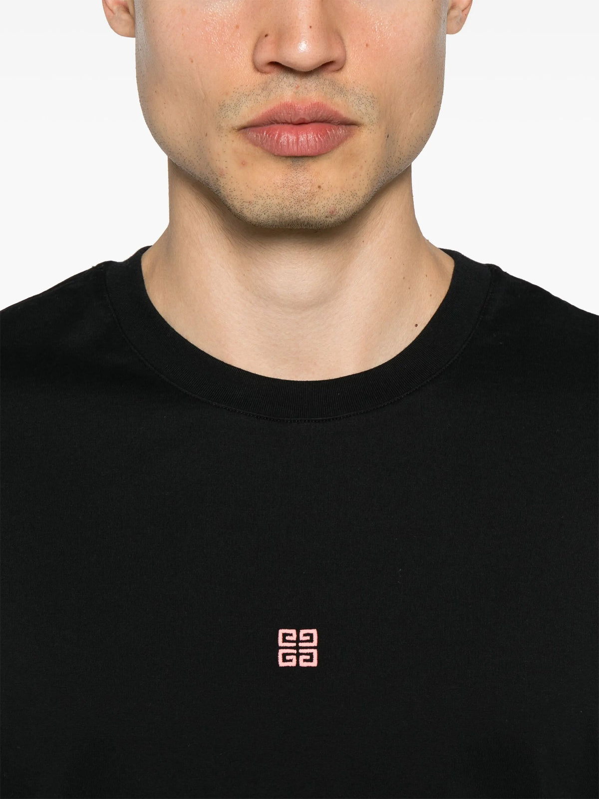 slim fit T-shirt in cotton with 4G embroidery