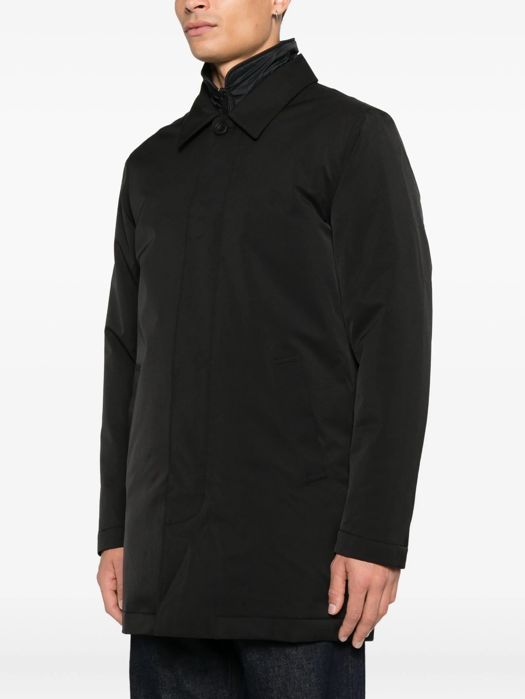 Blake button down raincoat