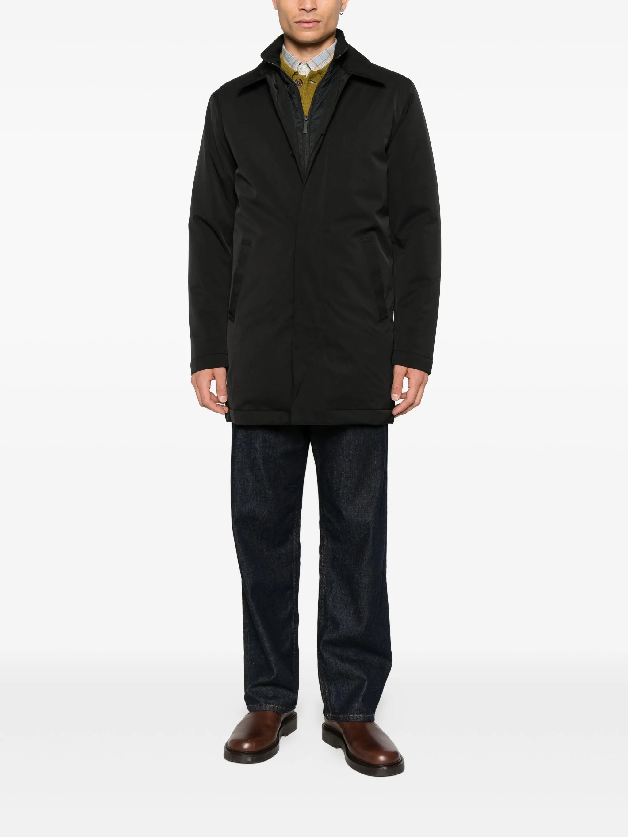 Blake button down raincoat