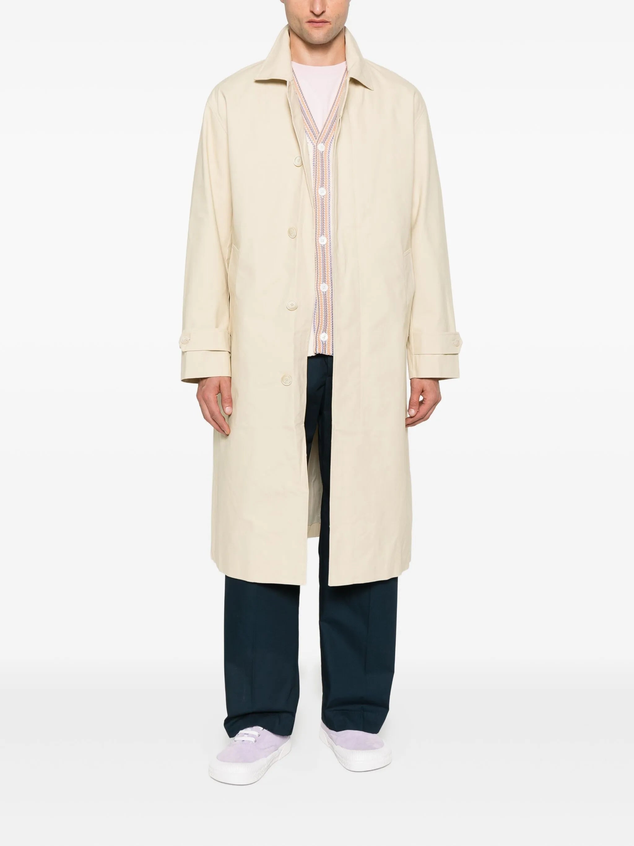 single-breasted coat