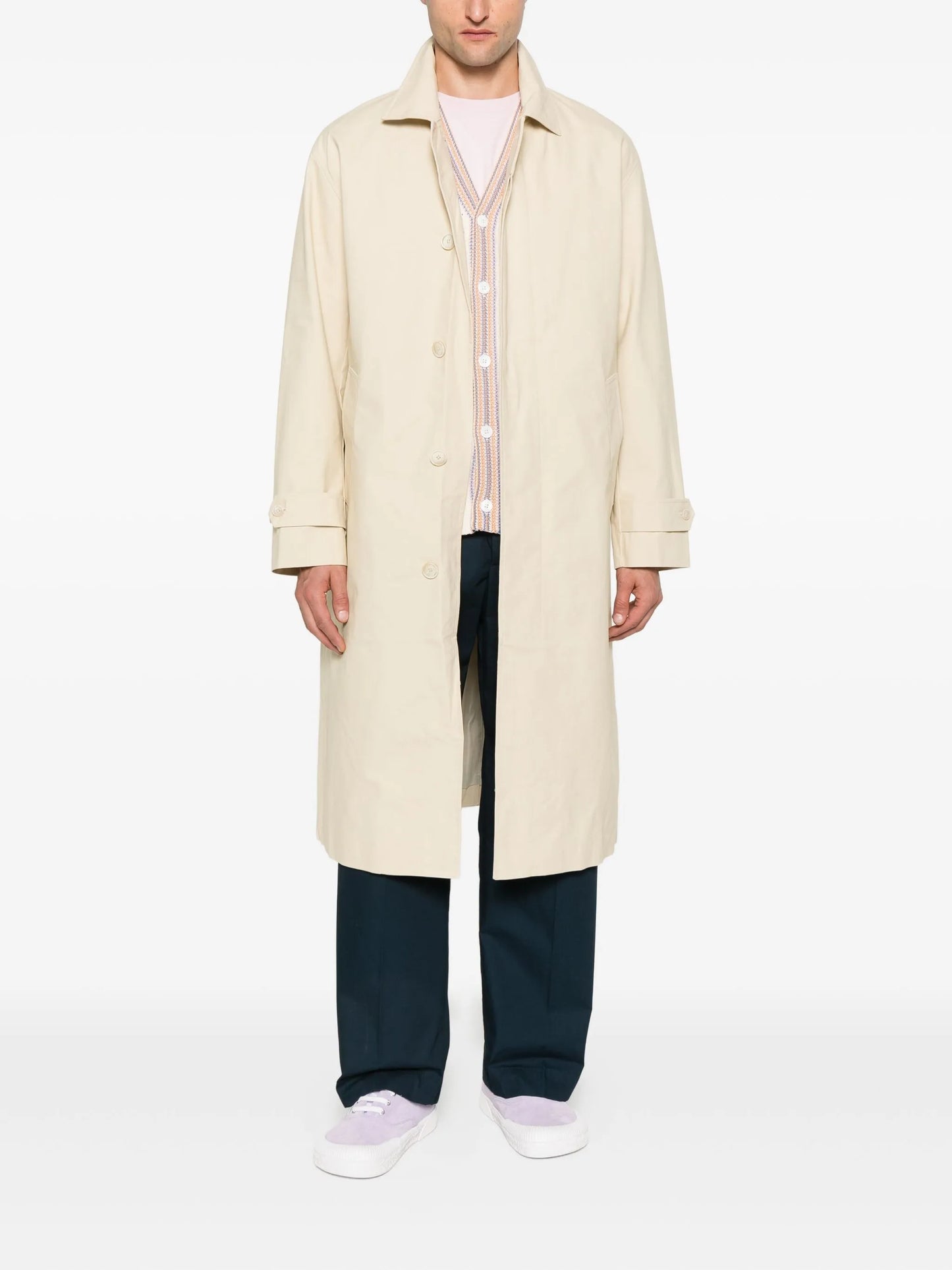 single-breasted coat