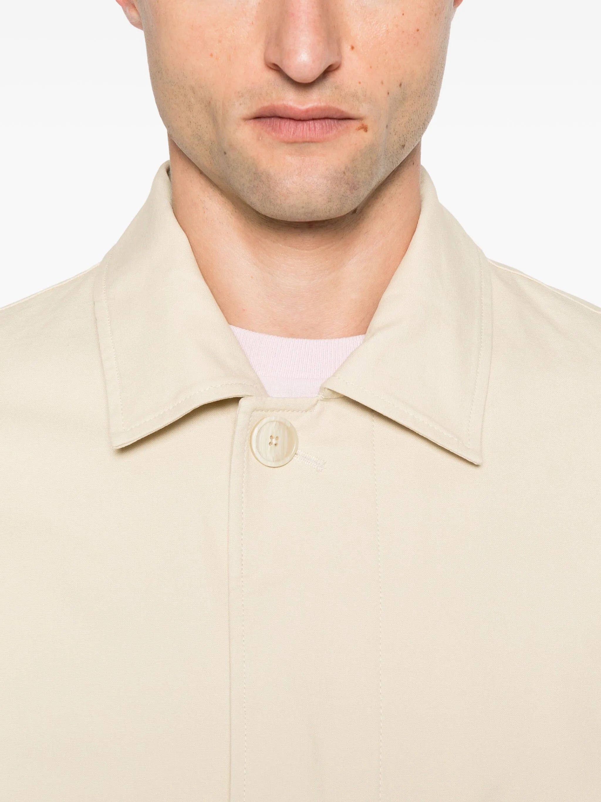 single-breasted coat
