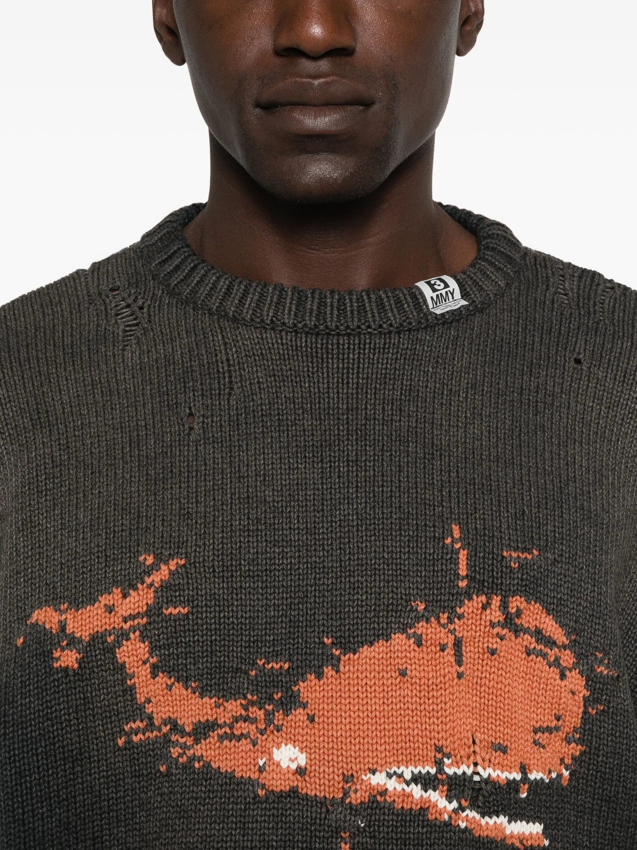 whale intarsia-knit sweater