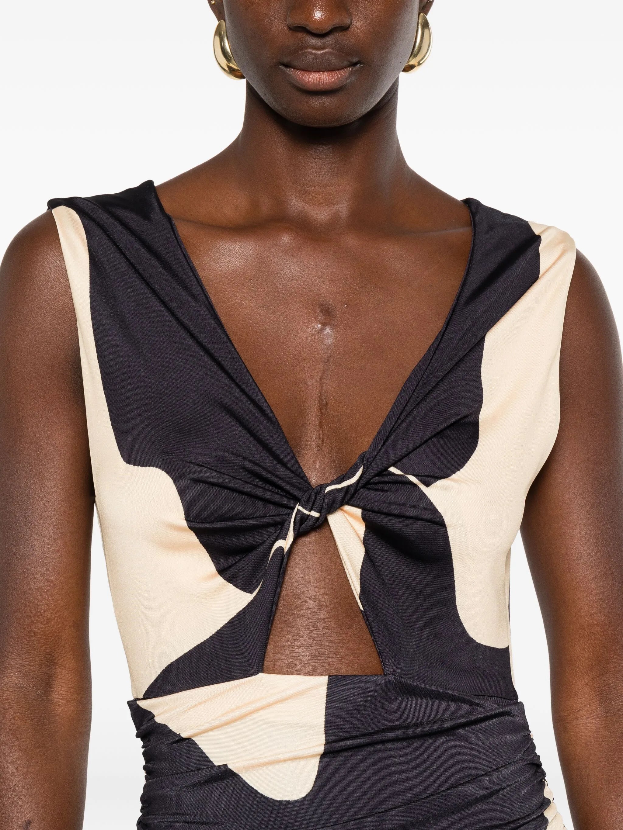 Horizonte Mistico midi dress