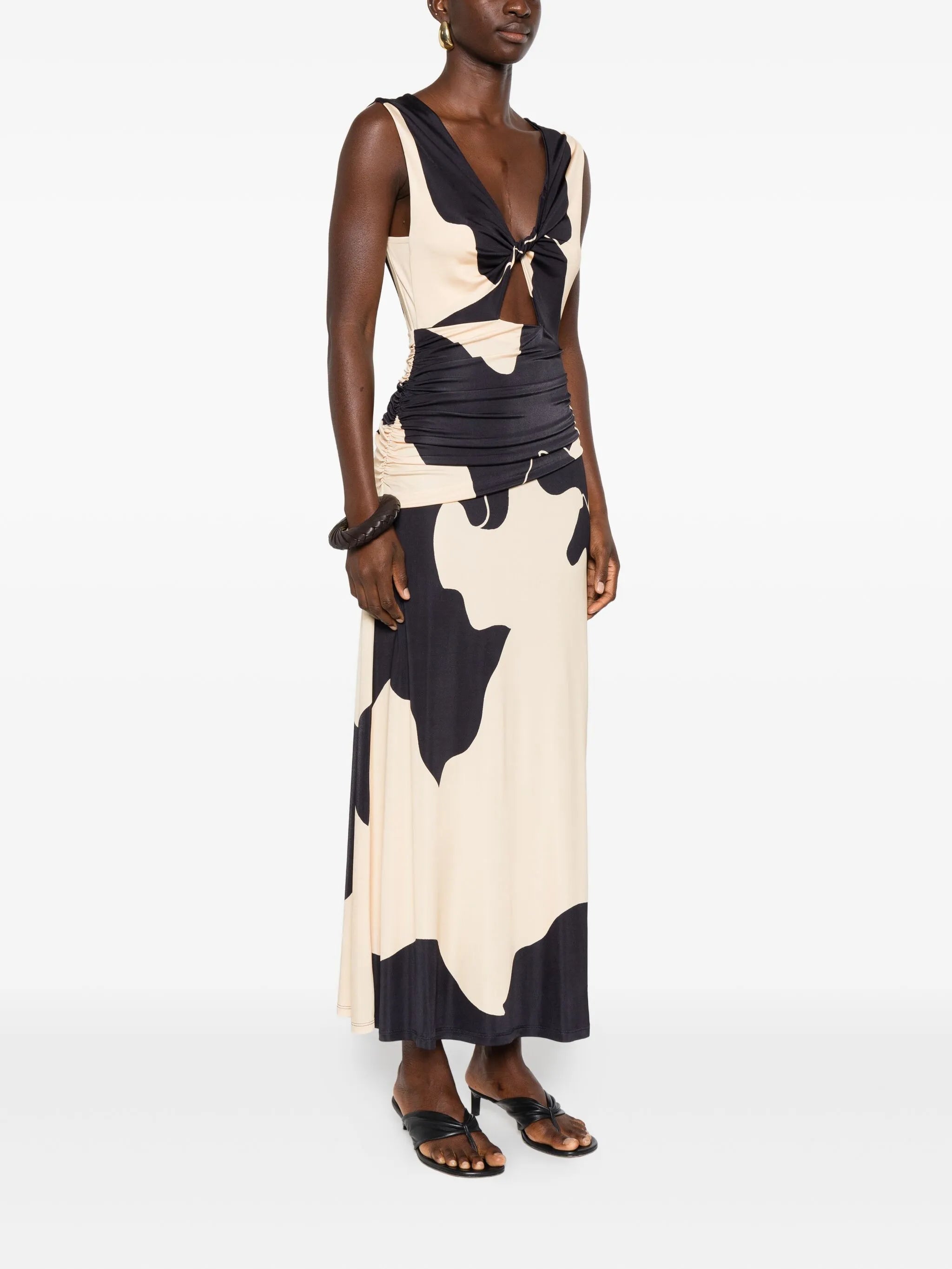 Horizonte Mistico midi dress