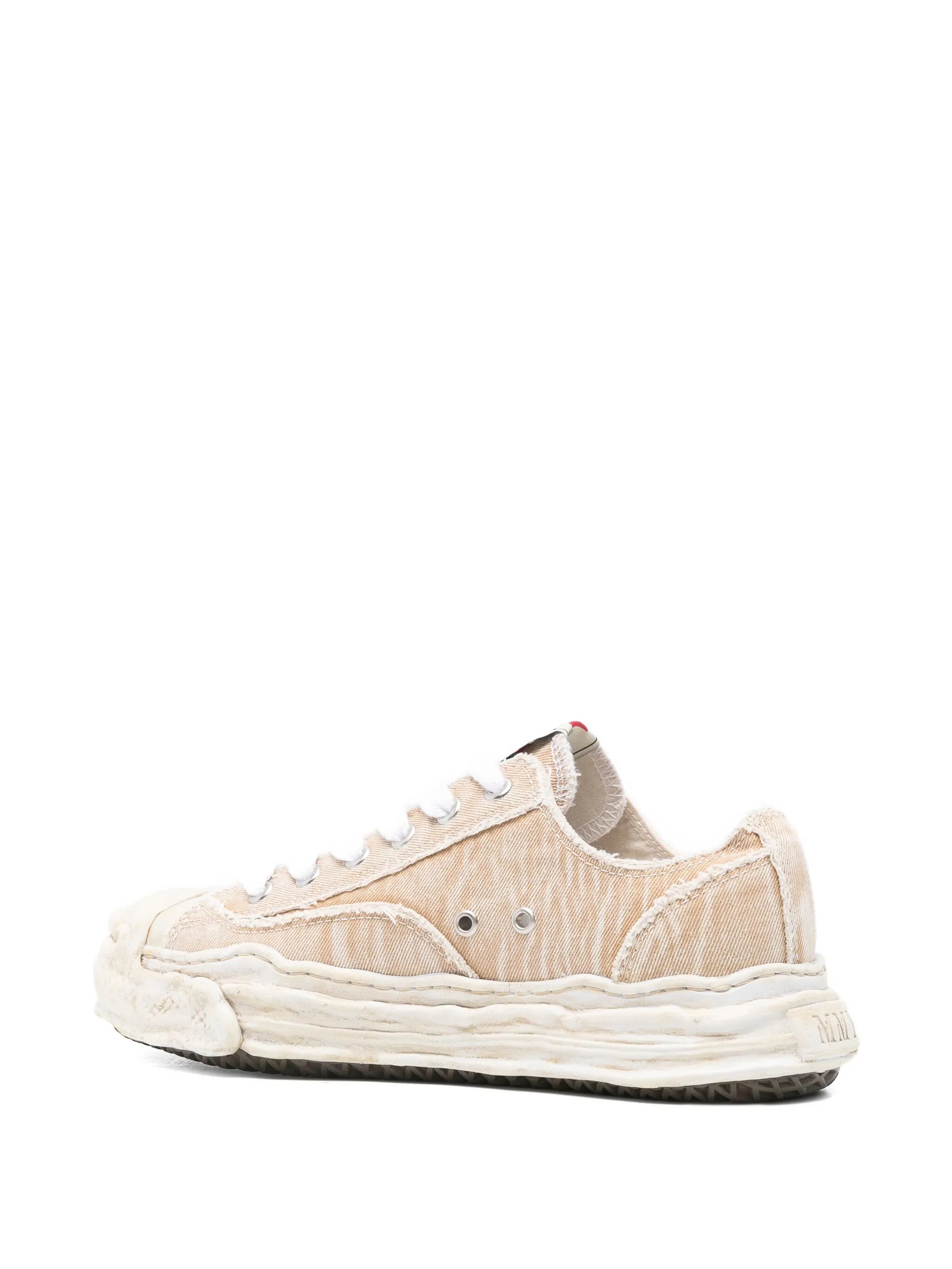 canvas low top sneakers