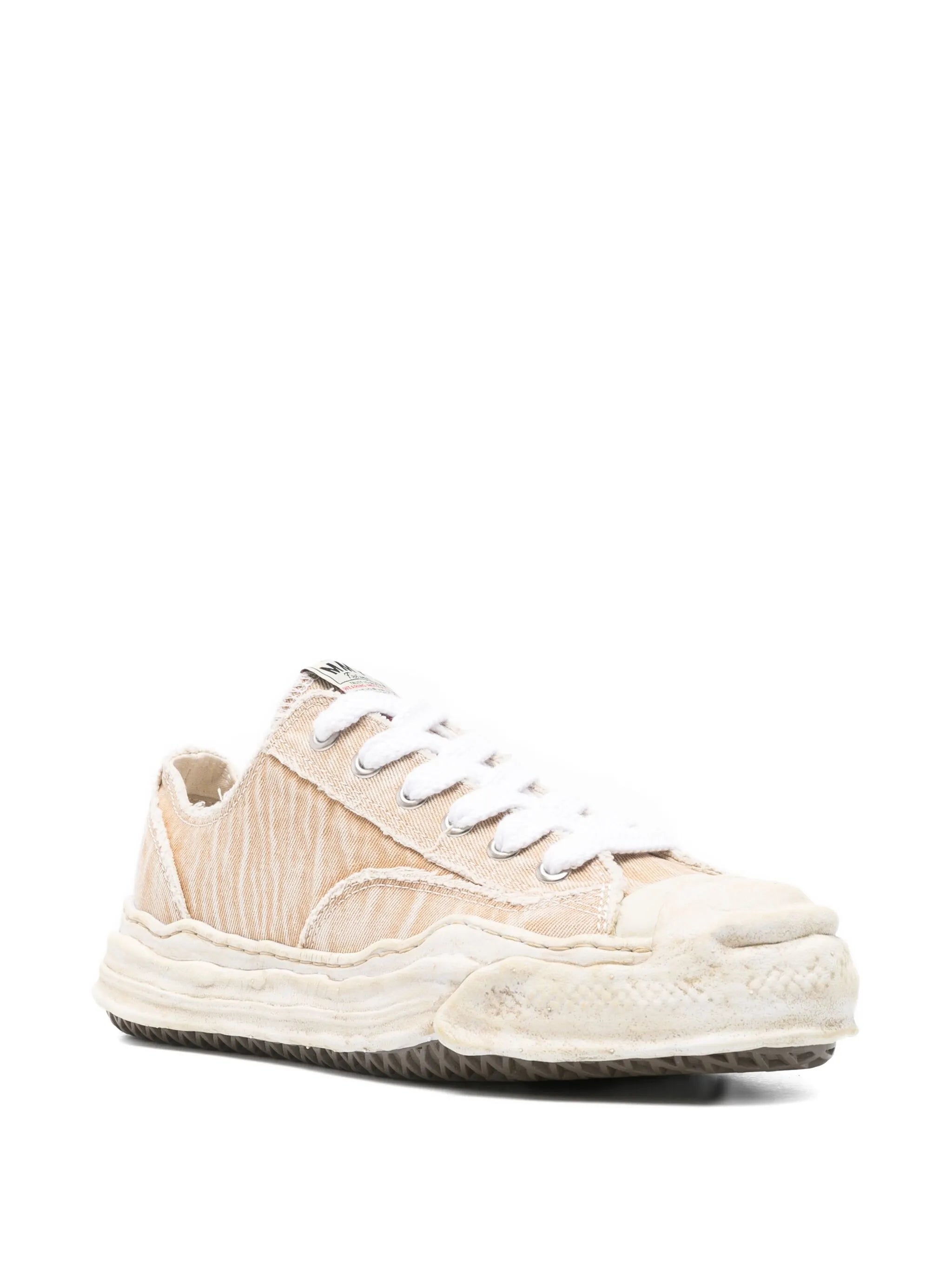 canvas low top sneakers