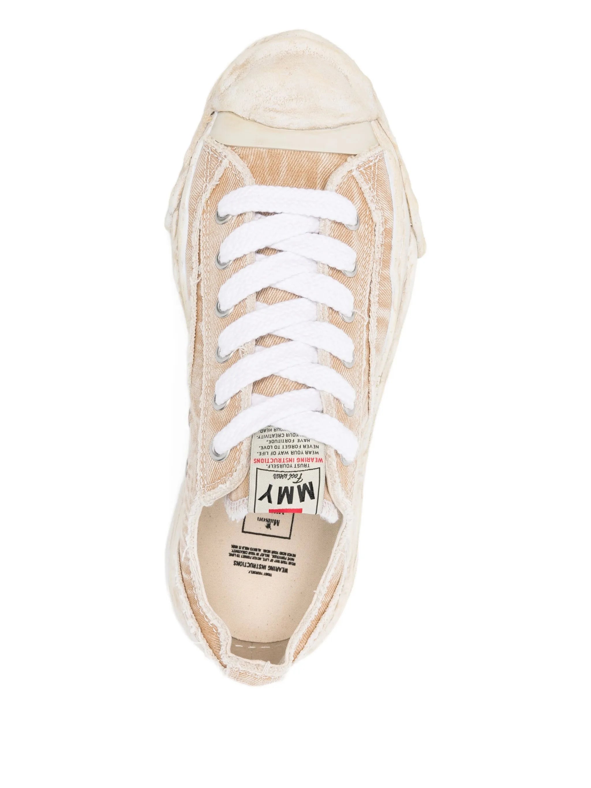 canvas low top sneakers