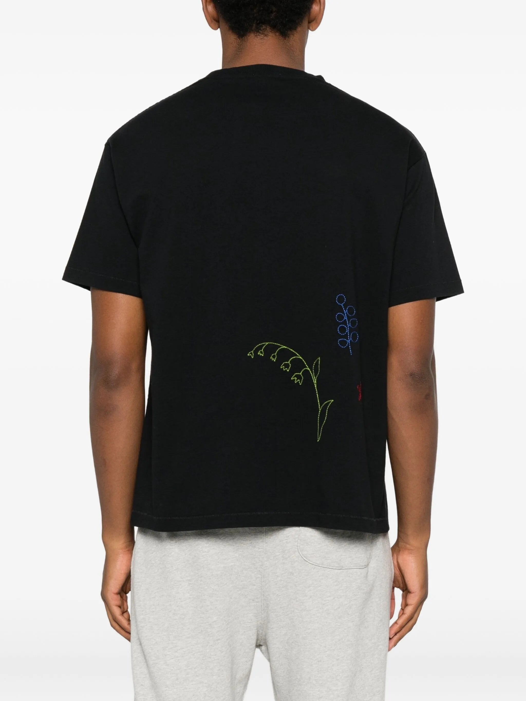 embroidered pocket T-shirt