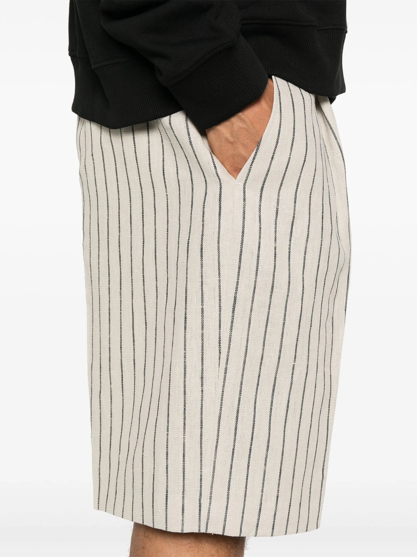 striped shorts