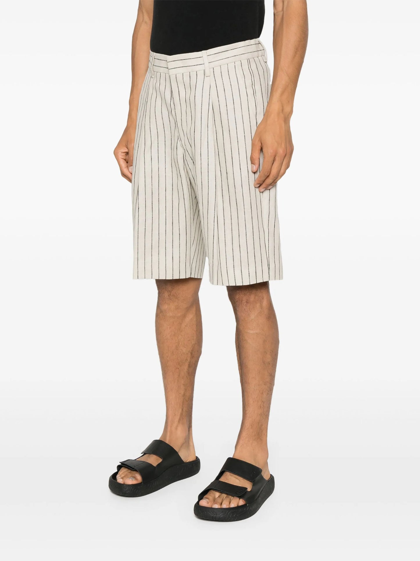 striped shorts